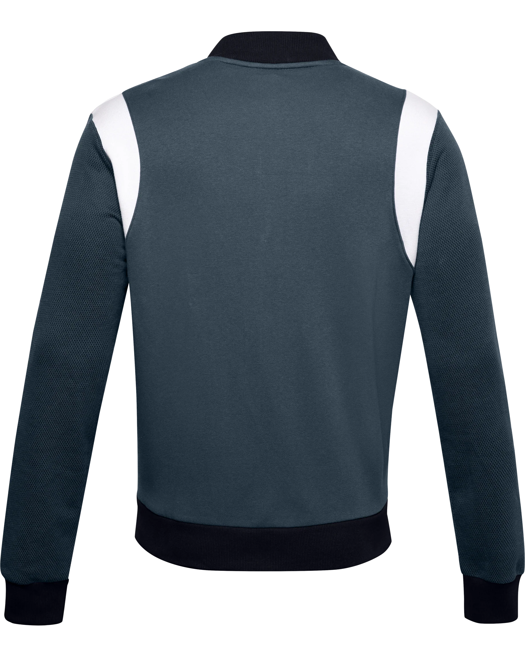 Men's UA Rival Fleece AMP Varsity Bomber Jacket - Image 5