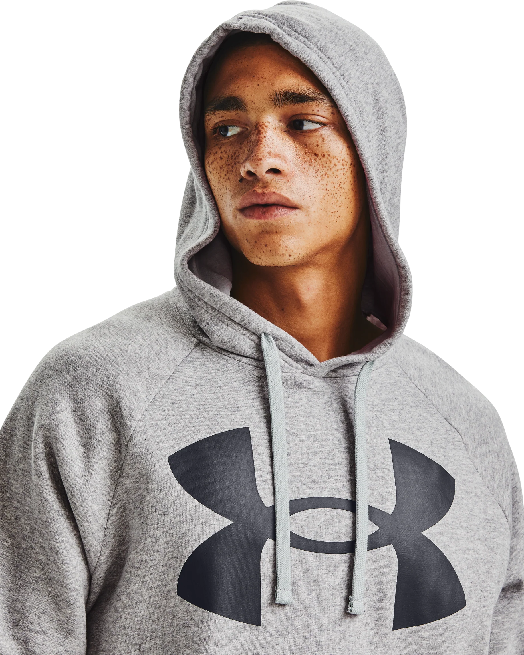Men's UA Rival Fleece Big Logo Hoodie - Image 6
