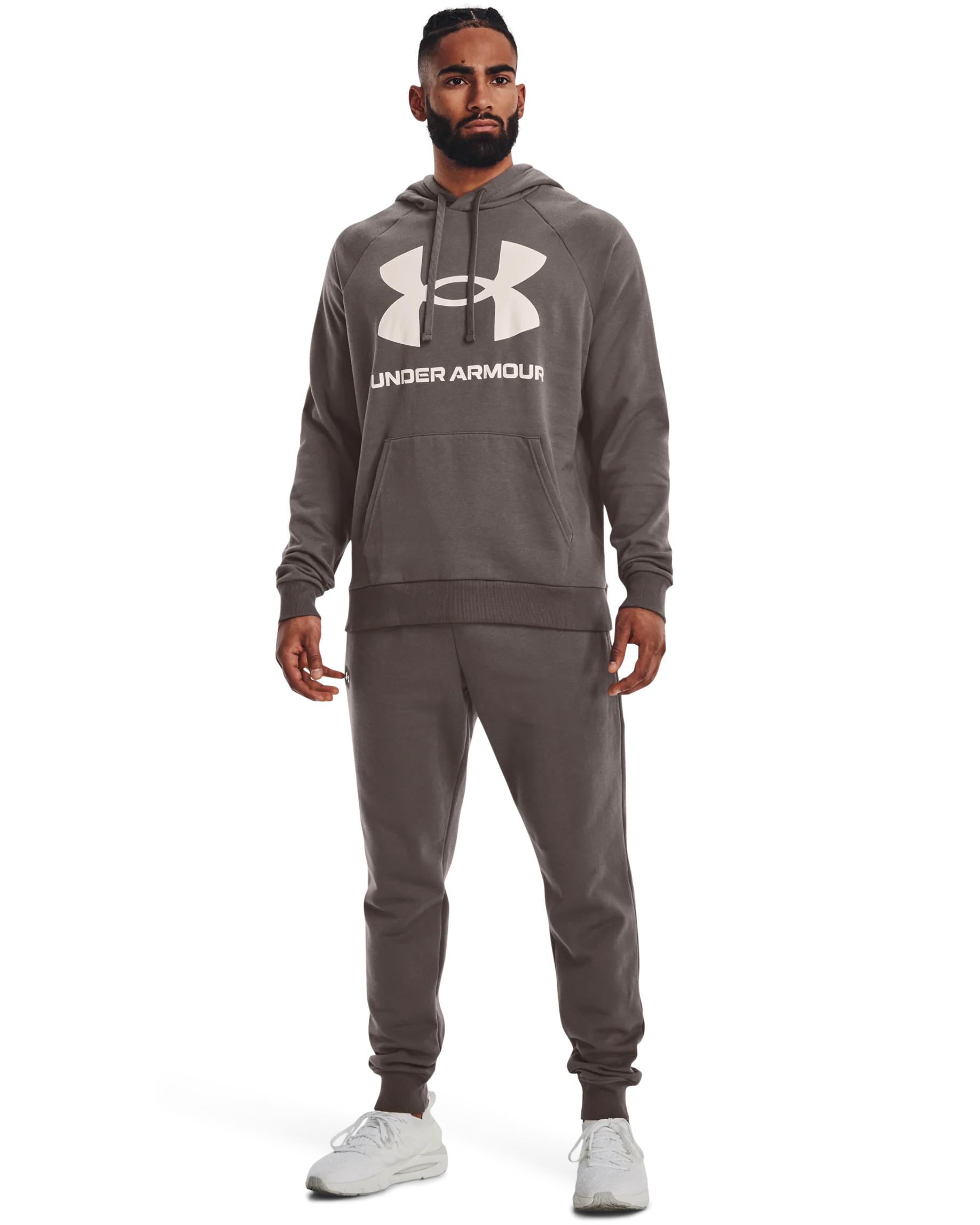 Men's UA Rival Fleece Big Logo Hoodie - Image 3