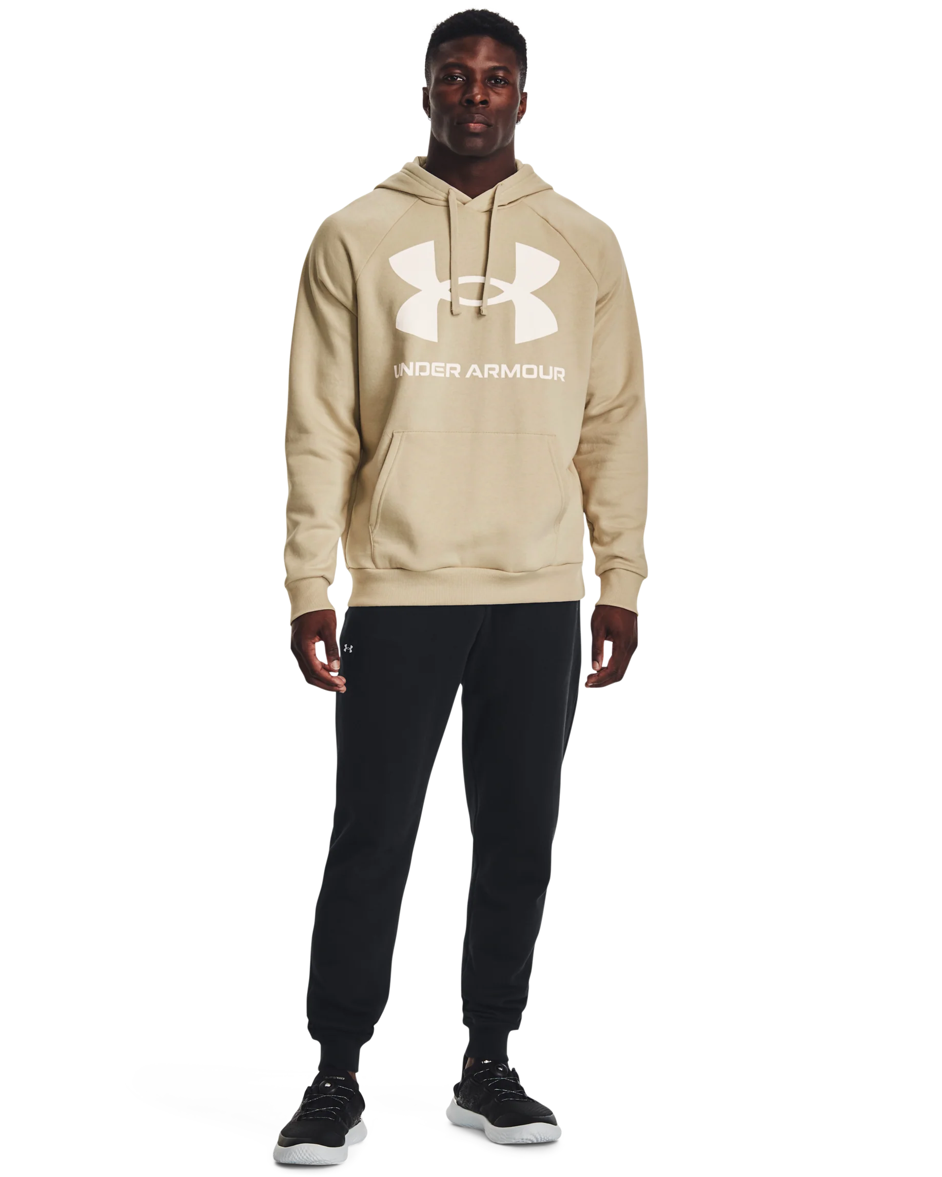 Men's UA Rival Fleece Big Logo Hoodie - Image 3