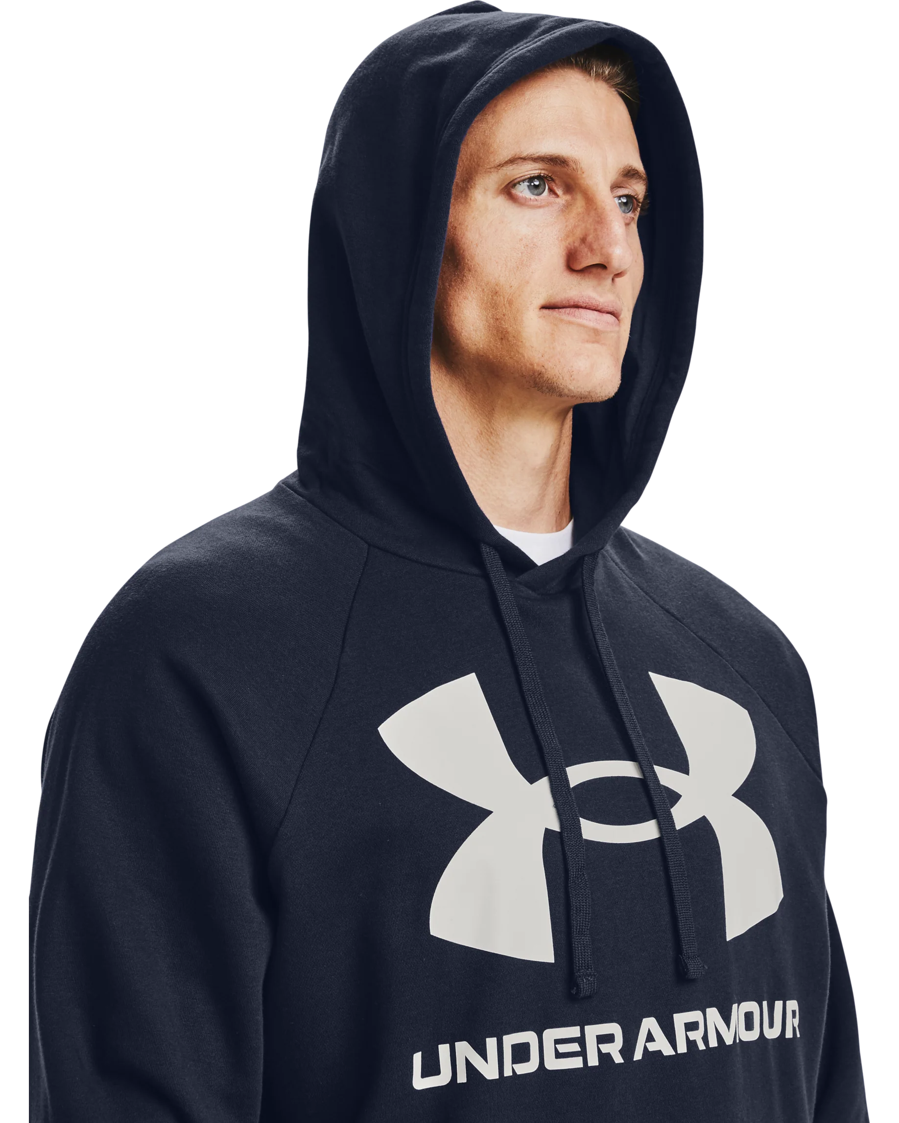Men's UA Rival Fleece Big Logo Hoodie - Image 6