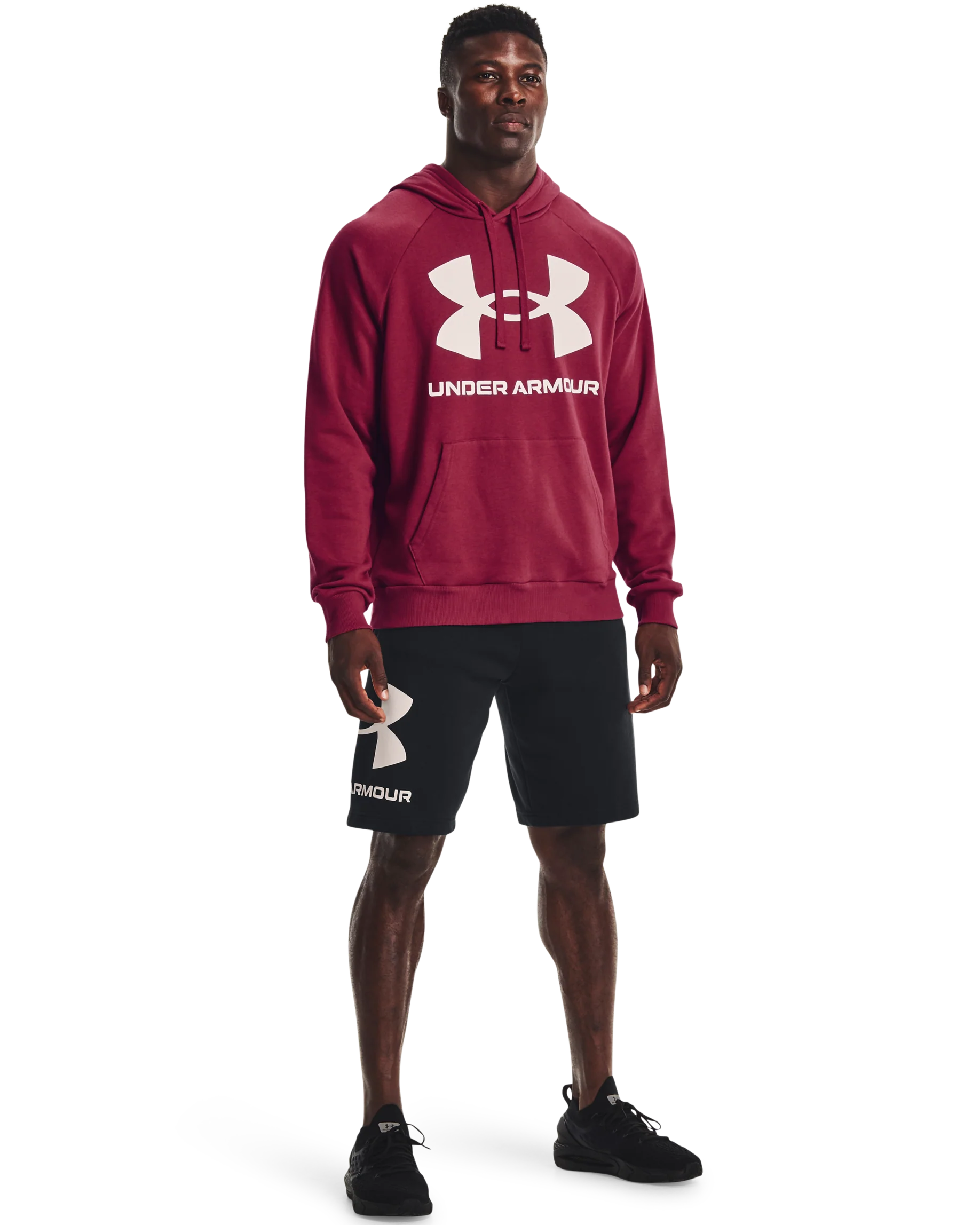 Men's UA Rival Fleece Big Logo Hoodie - Image 3