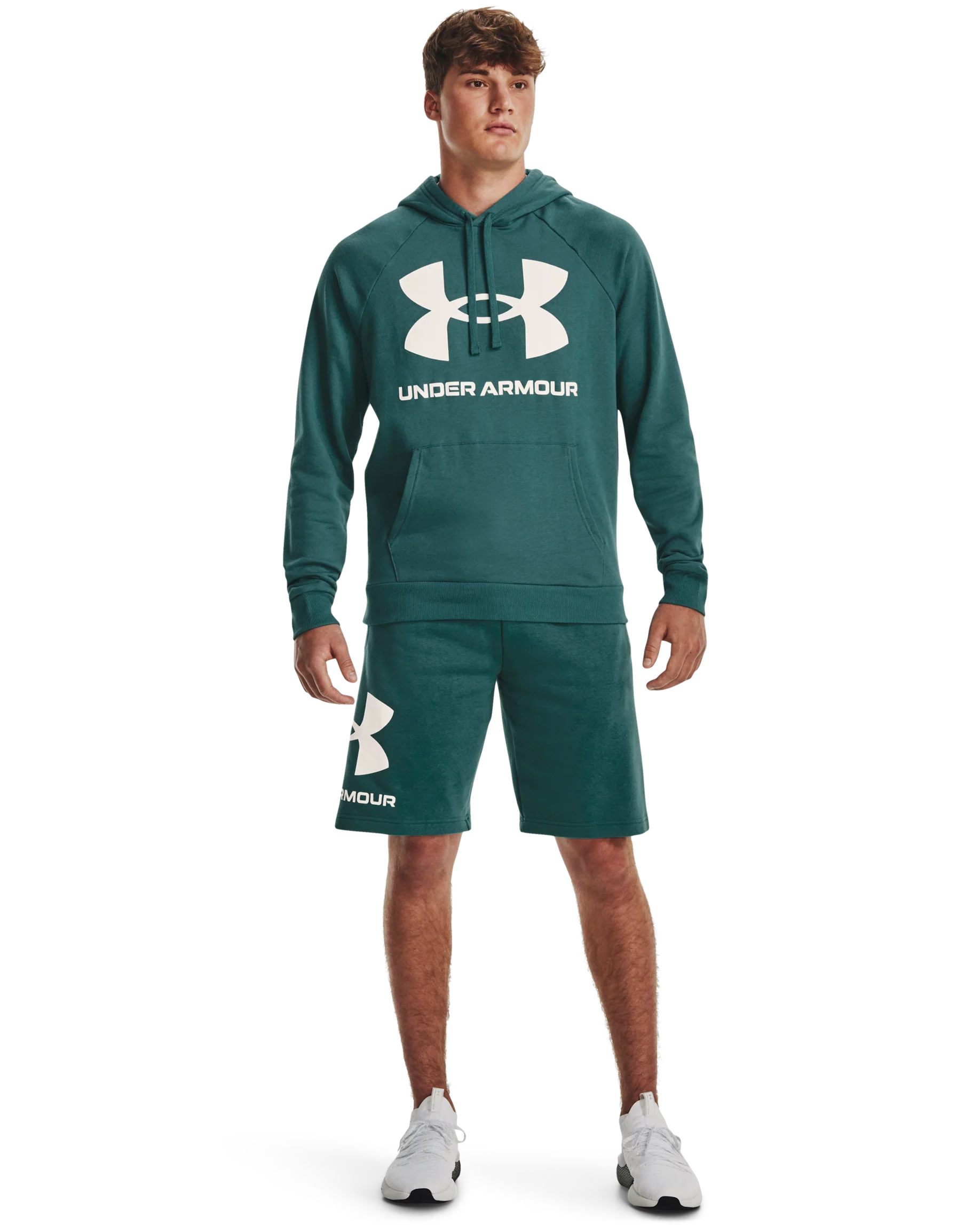 Men's UA Rival Fleece Big Logo Hoodie - Image 3