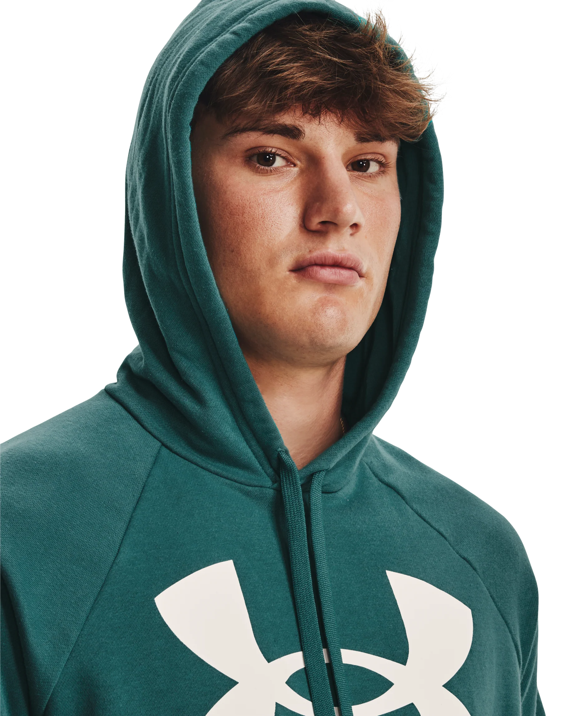 Men's UA Rival Fleece Big Logo Hoodie - Image 4