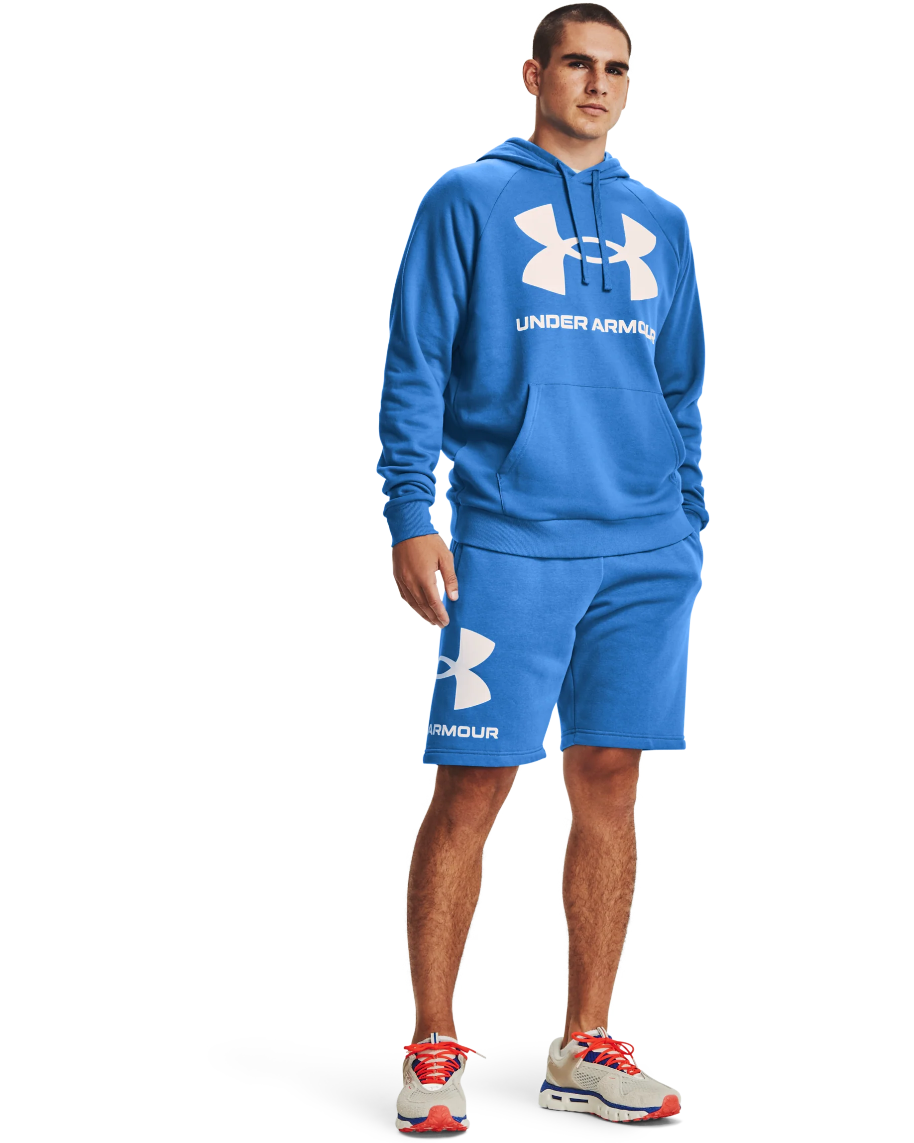 Men's UA Rival Fleece Big Logo Hoodie - Image 3