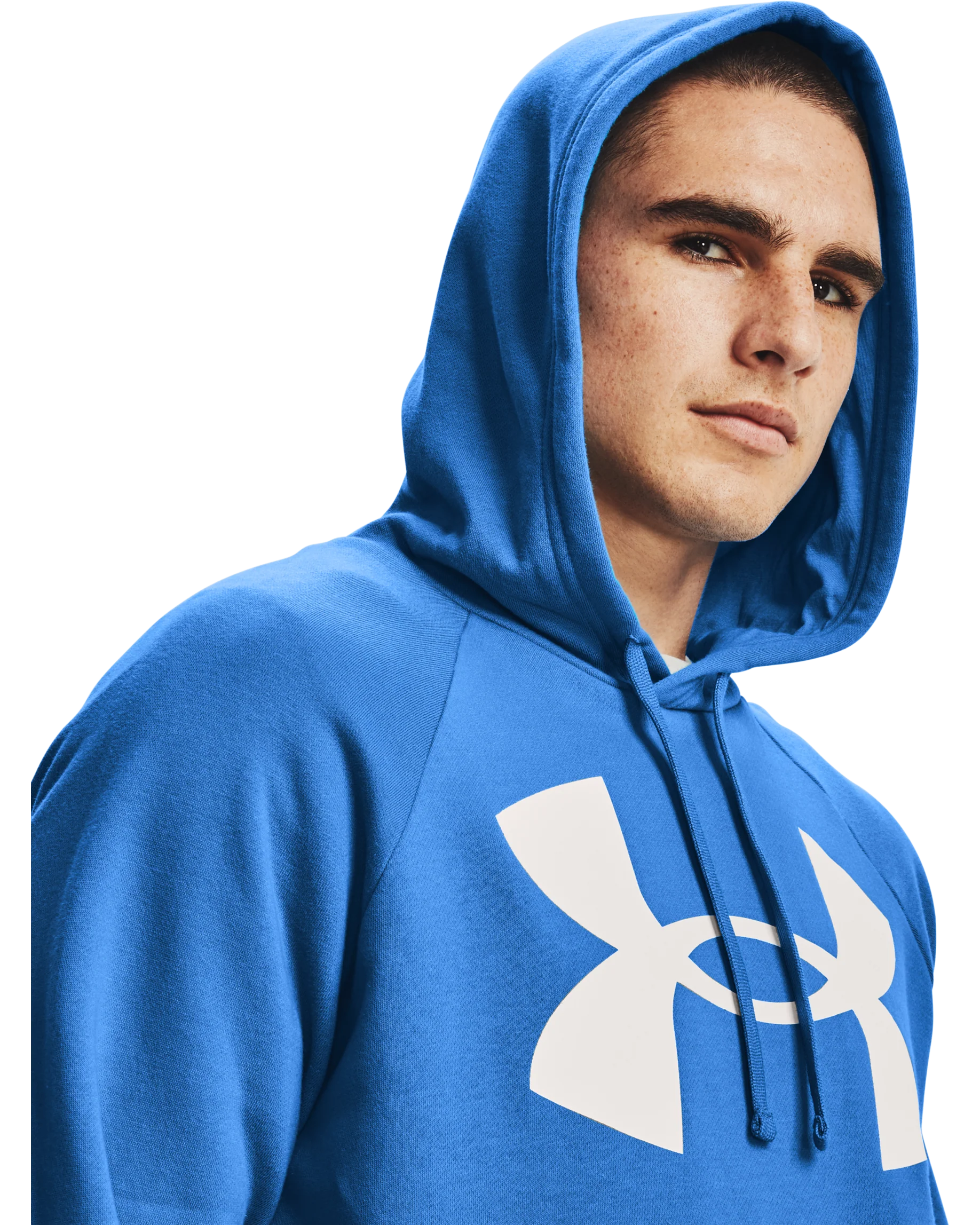 Men's UA Rival Fleece Big Logo Hoodie - Image 6