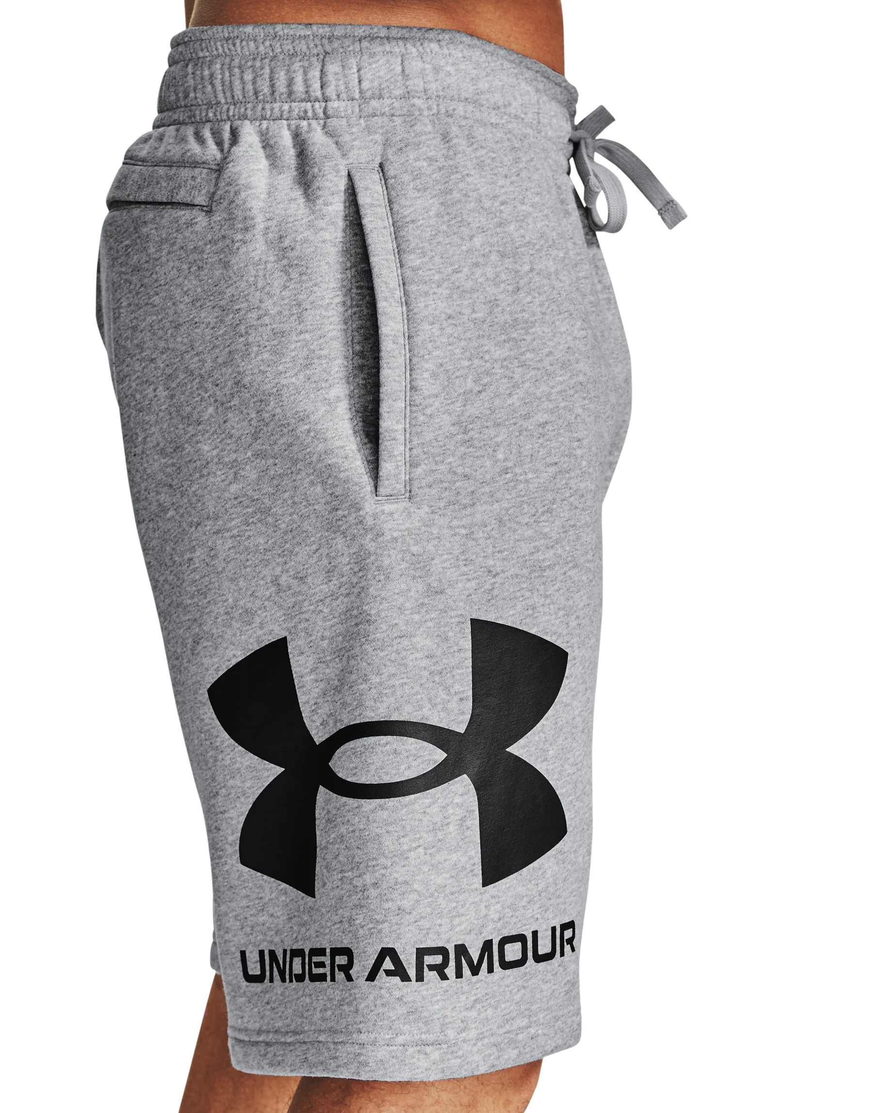 Men's UA Rival Fleece Big Logo Shorts - Image 7