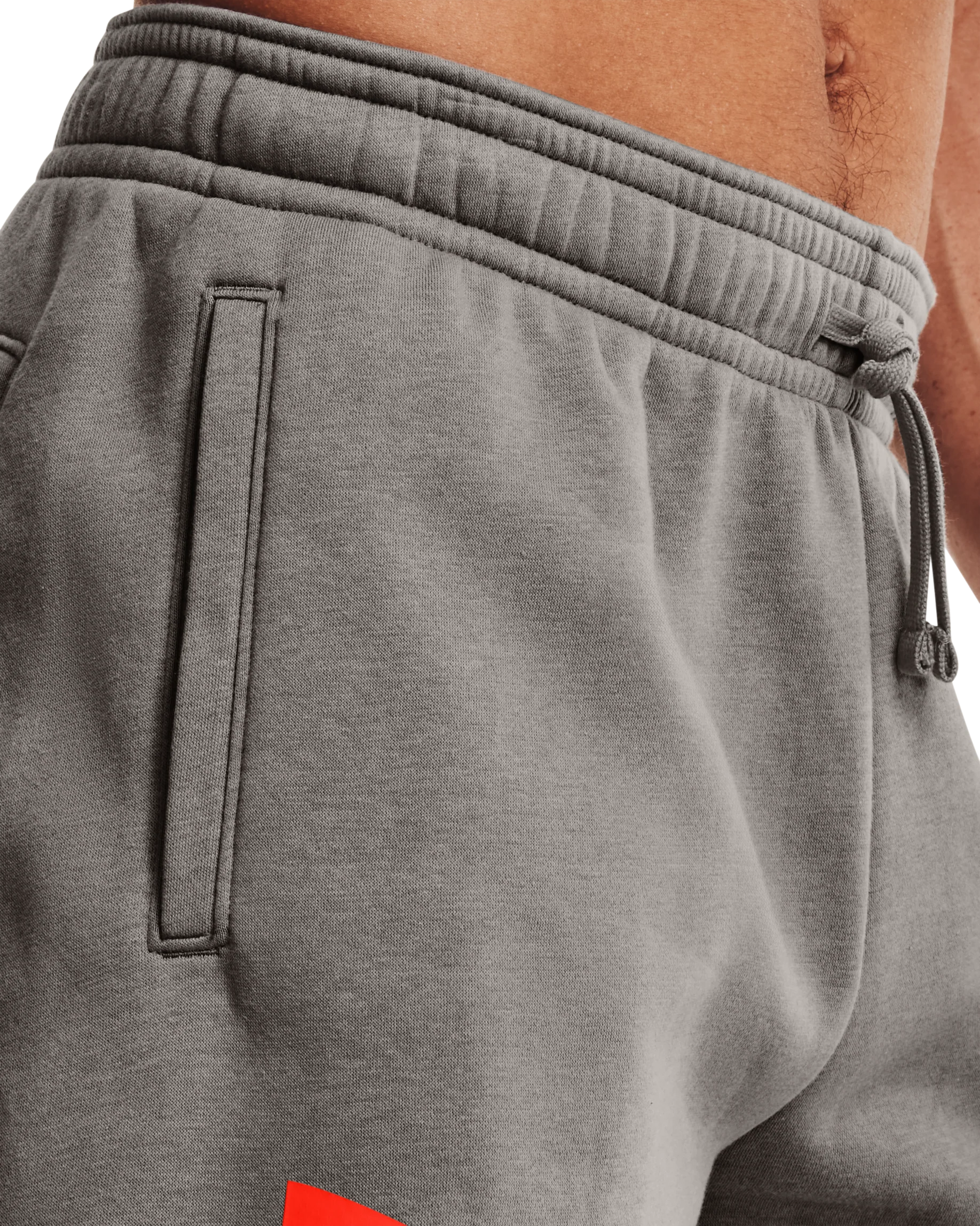 Men's UA Rival Fleece Big Logo Shorts - Image 6