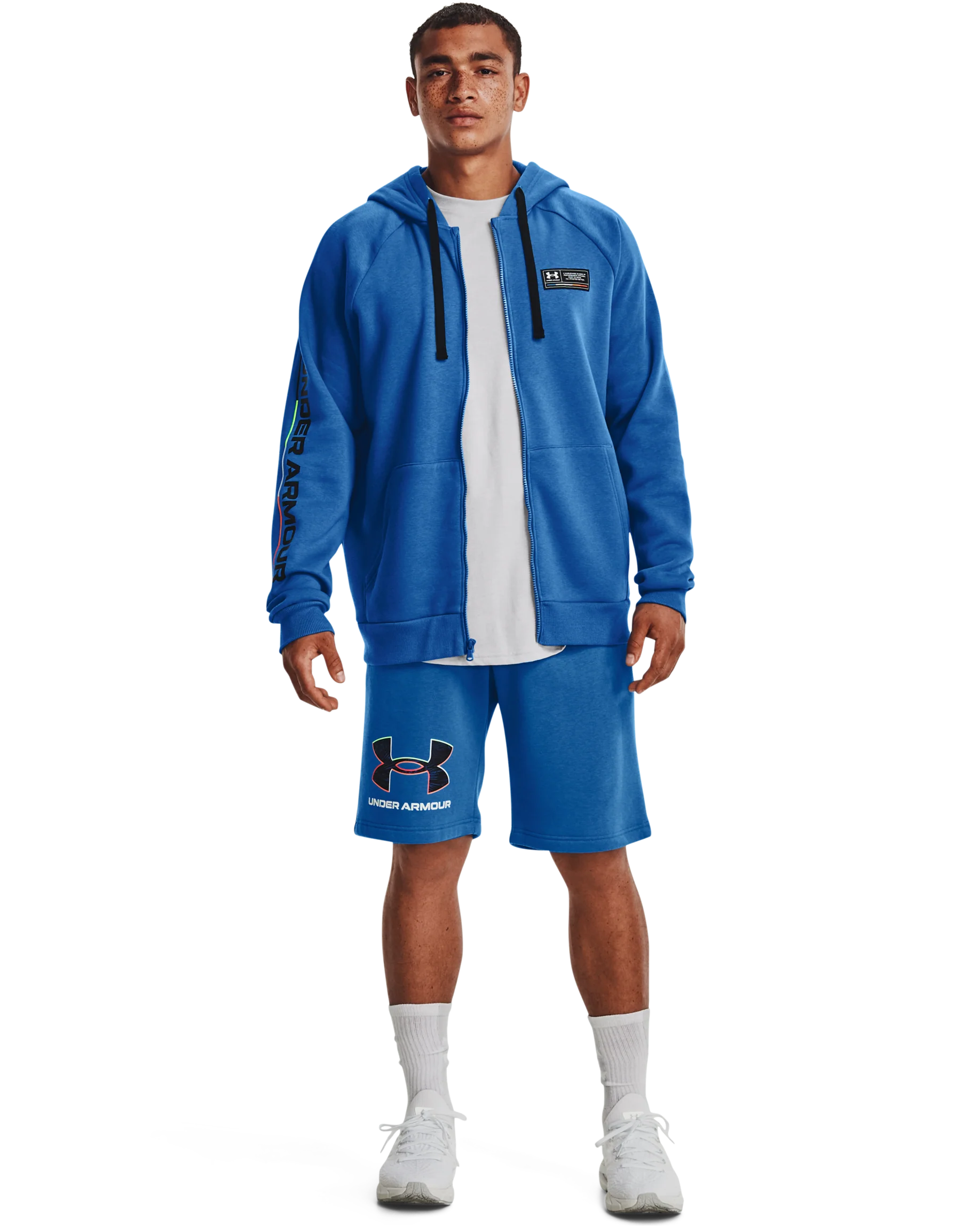 Men's UA Rival Fleece Chroma Full-Zip Hoodie - Image 3