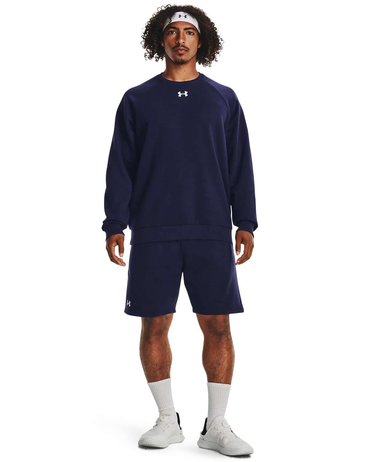 Men's UA Rival Fleece Crew - Image 4