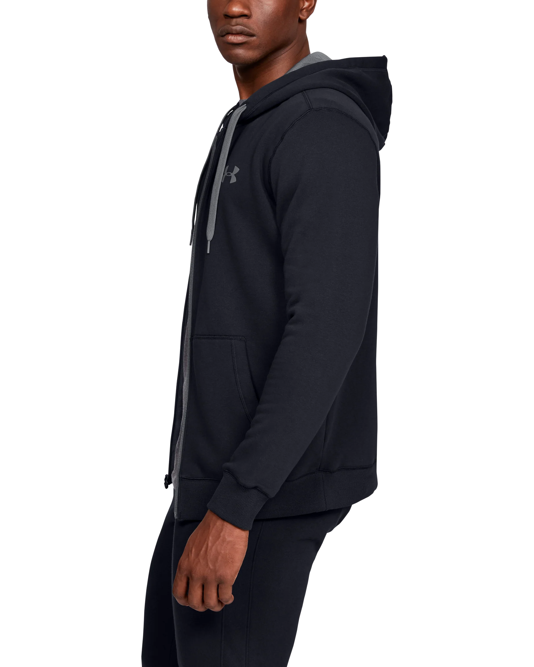 Men's UA Rival Fleece Fitted Full Zip Hoodie - Image 12