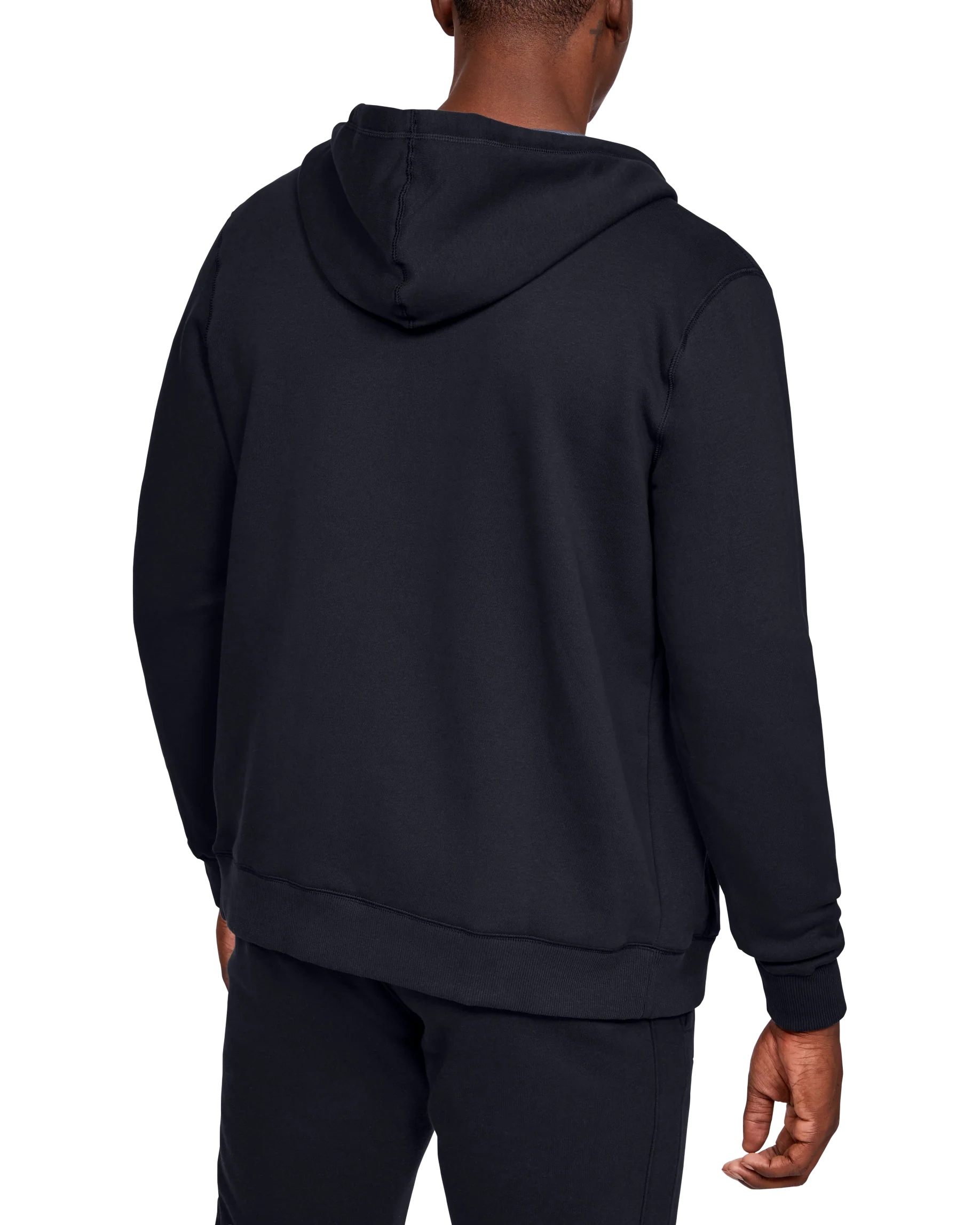 Men's UA Rival Fleece Fitted Full Zip Hoodie - Image 2