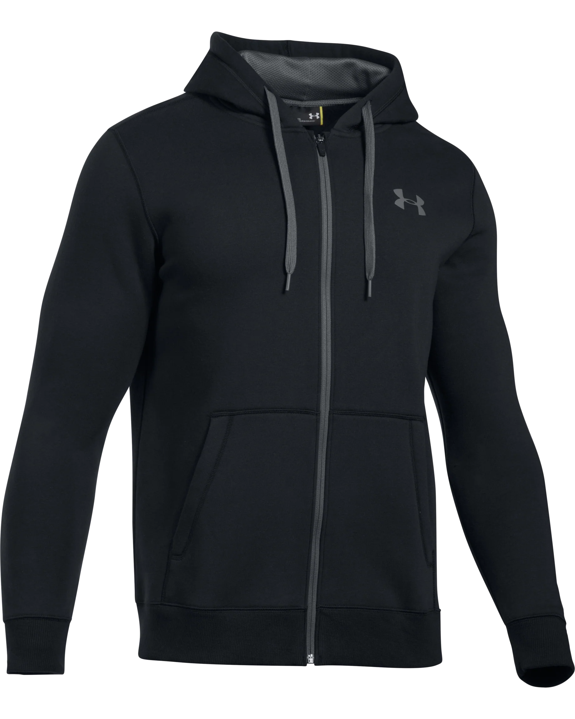 Men's UA Rival Fleece Fitted Full Zip Hoodie - Image 7