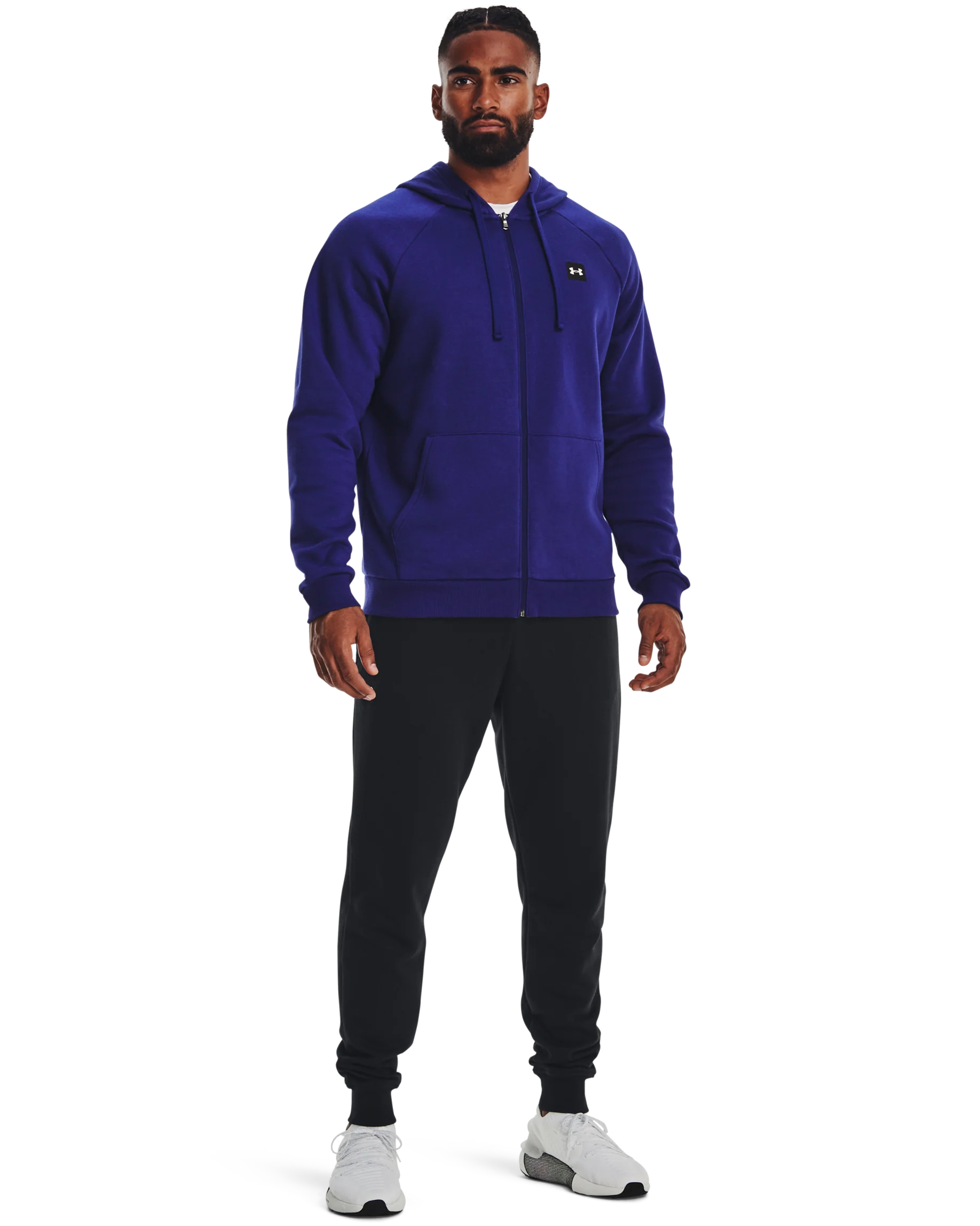 Men's UA Rival Fleece Full Zip Hoodie - Image 3