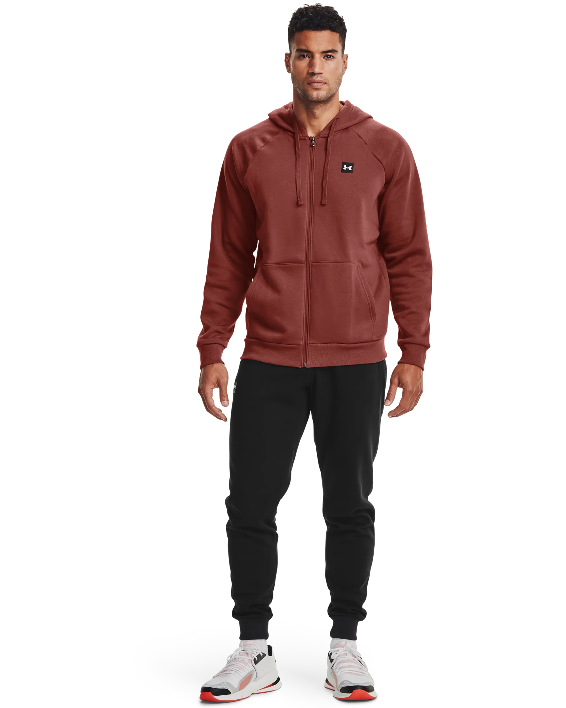Men's UA Rival Fleece Full Zip Hoodie - Image 3