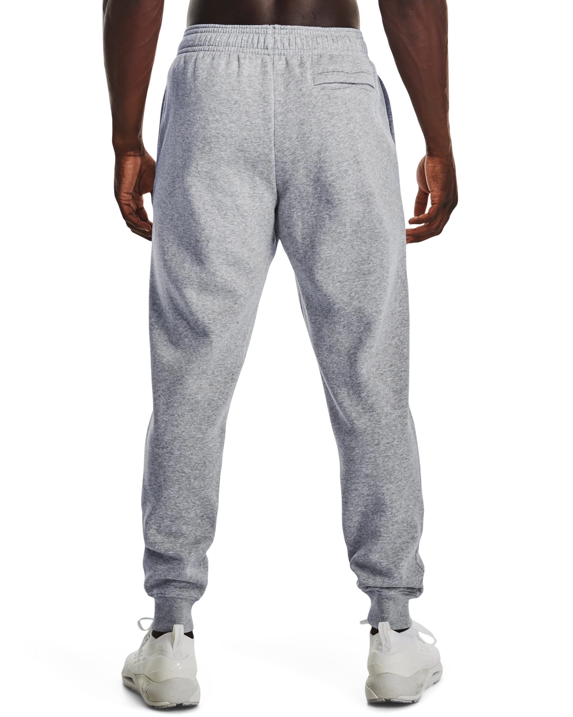 Men's UA Rival Fleece Graphic Joggers - Image 2