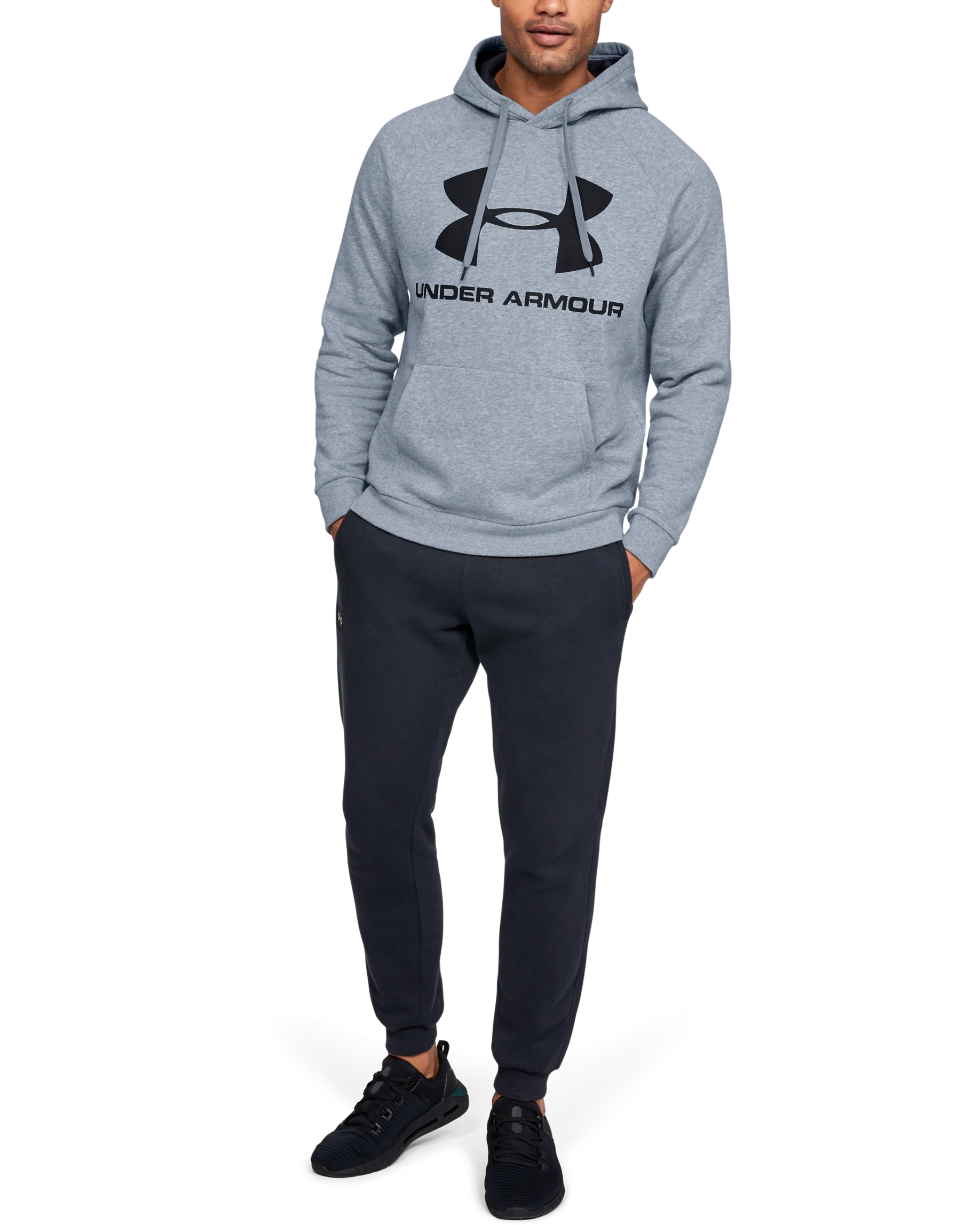 Men's UA Rival Fleece Logo Hoodie - Image 3