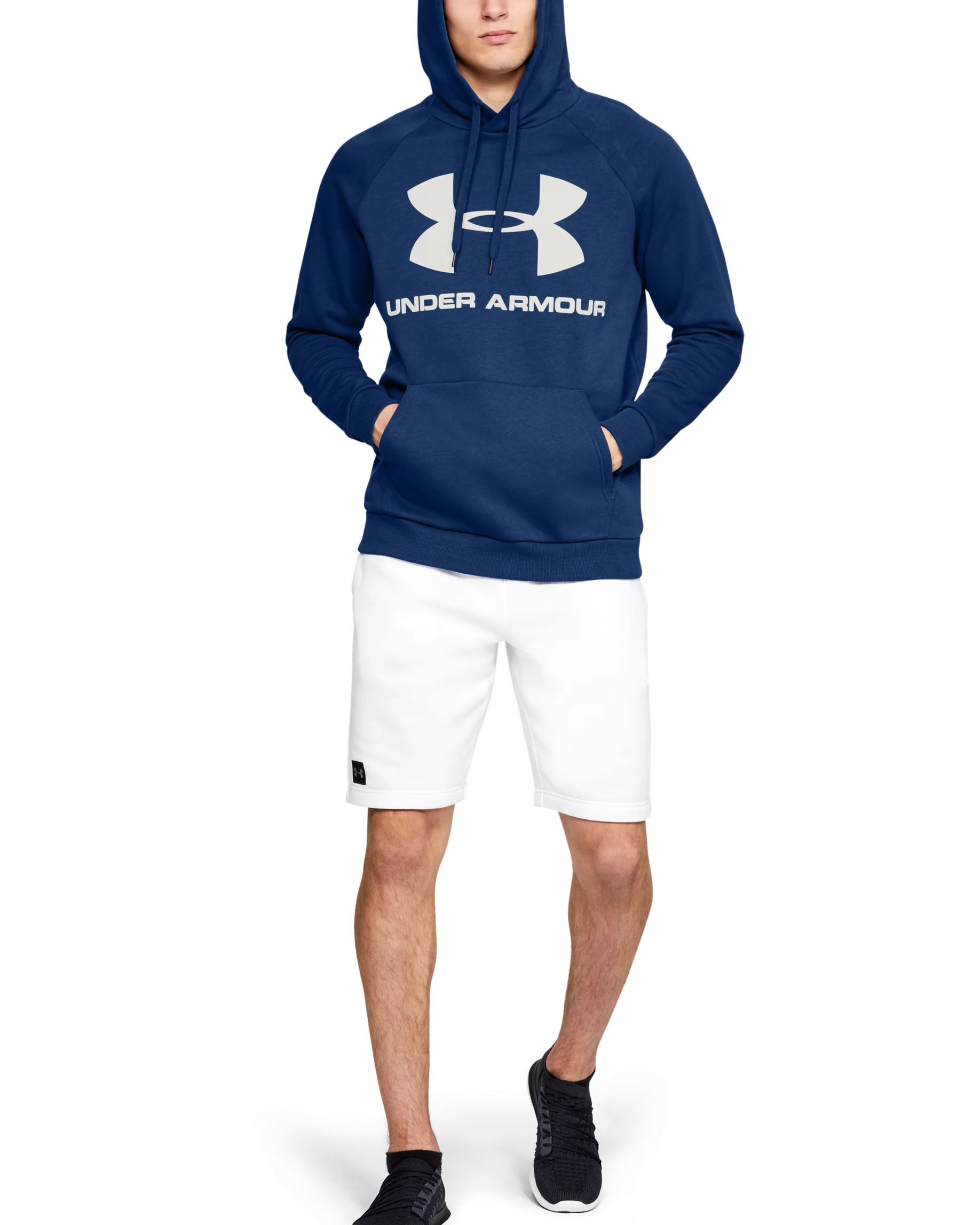 Men's UA Rival Fleece Logo Hoodie - Image 3