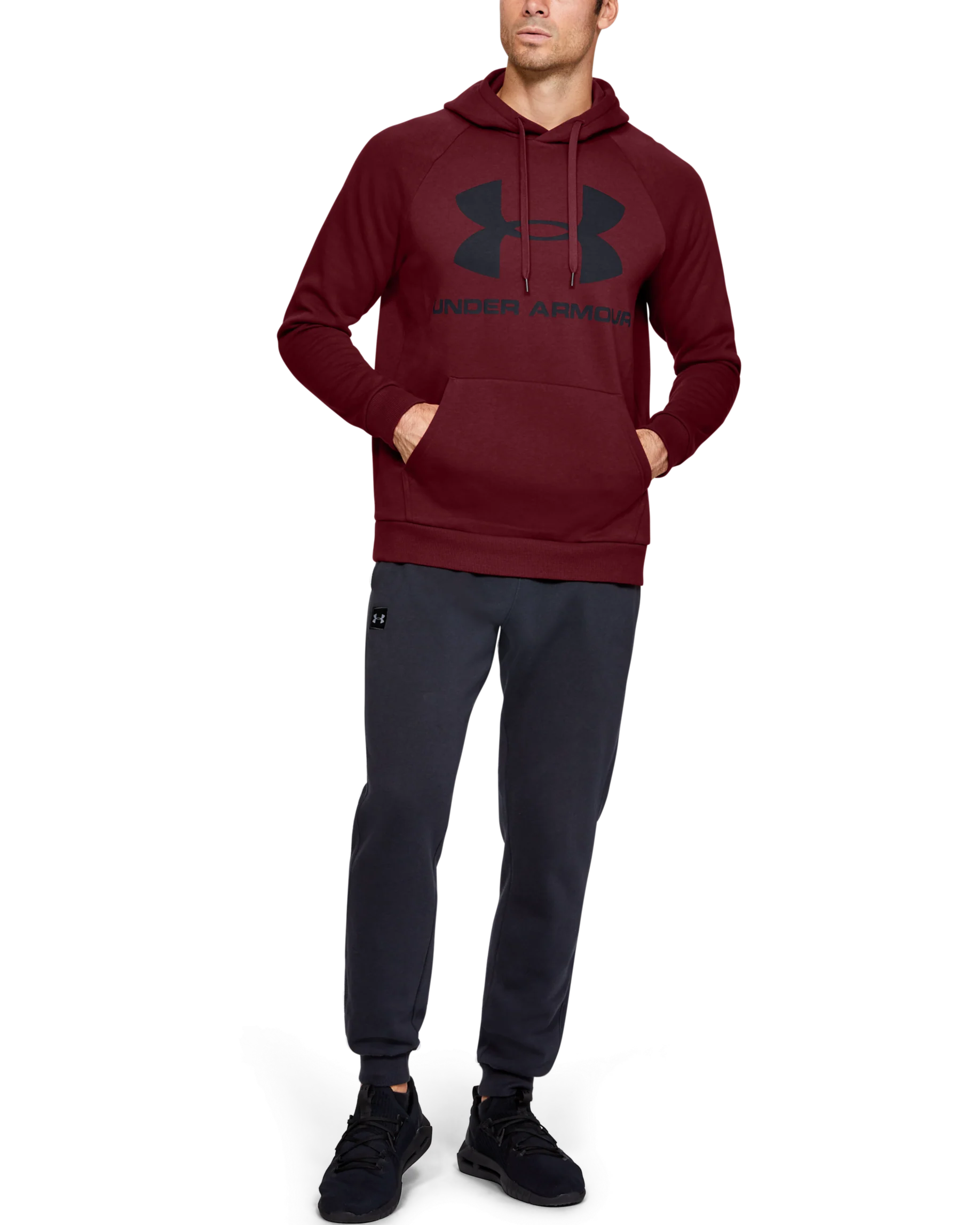 Men's UA Rival Fleece Logo Hoodie - Image 3