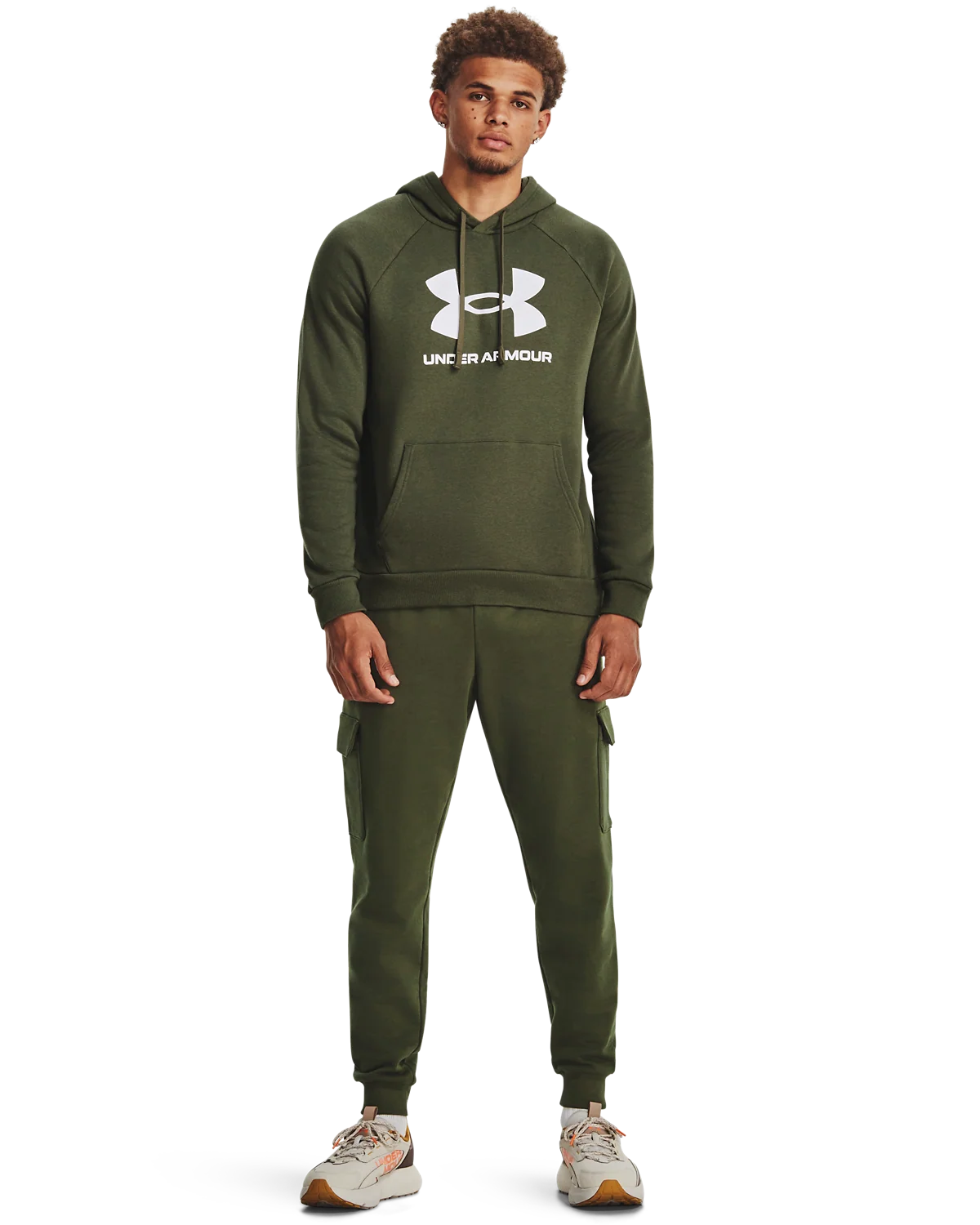 Men's UA Rival Fleece Logo Hoodie - Image 4
