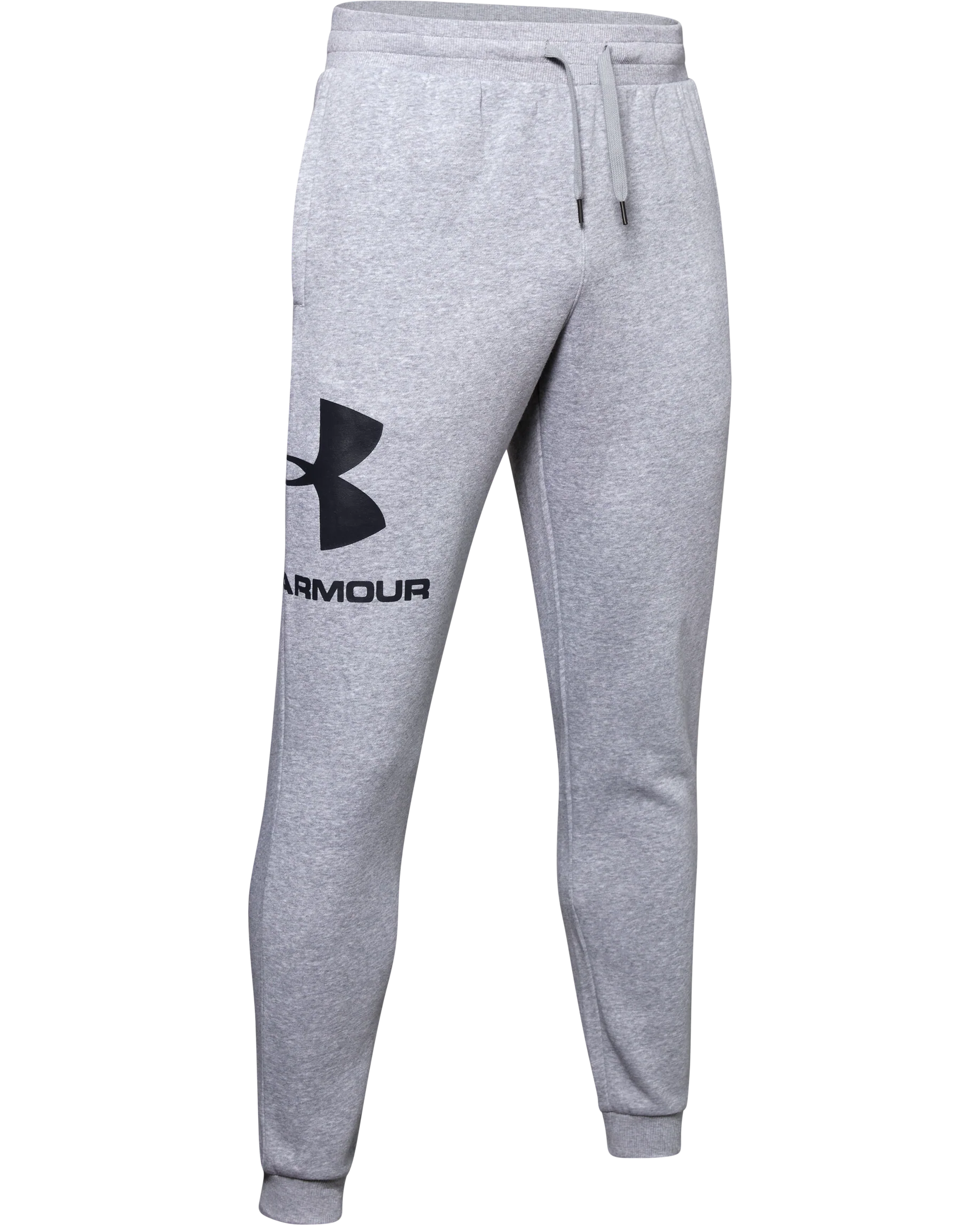 Men's UA Rival Fleece Logo Joggers - Image 3