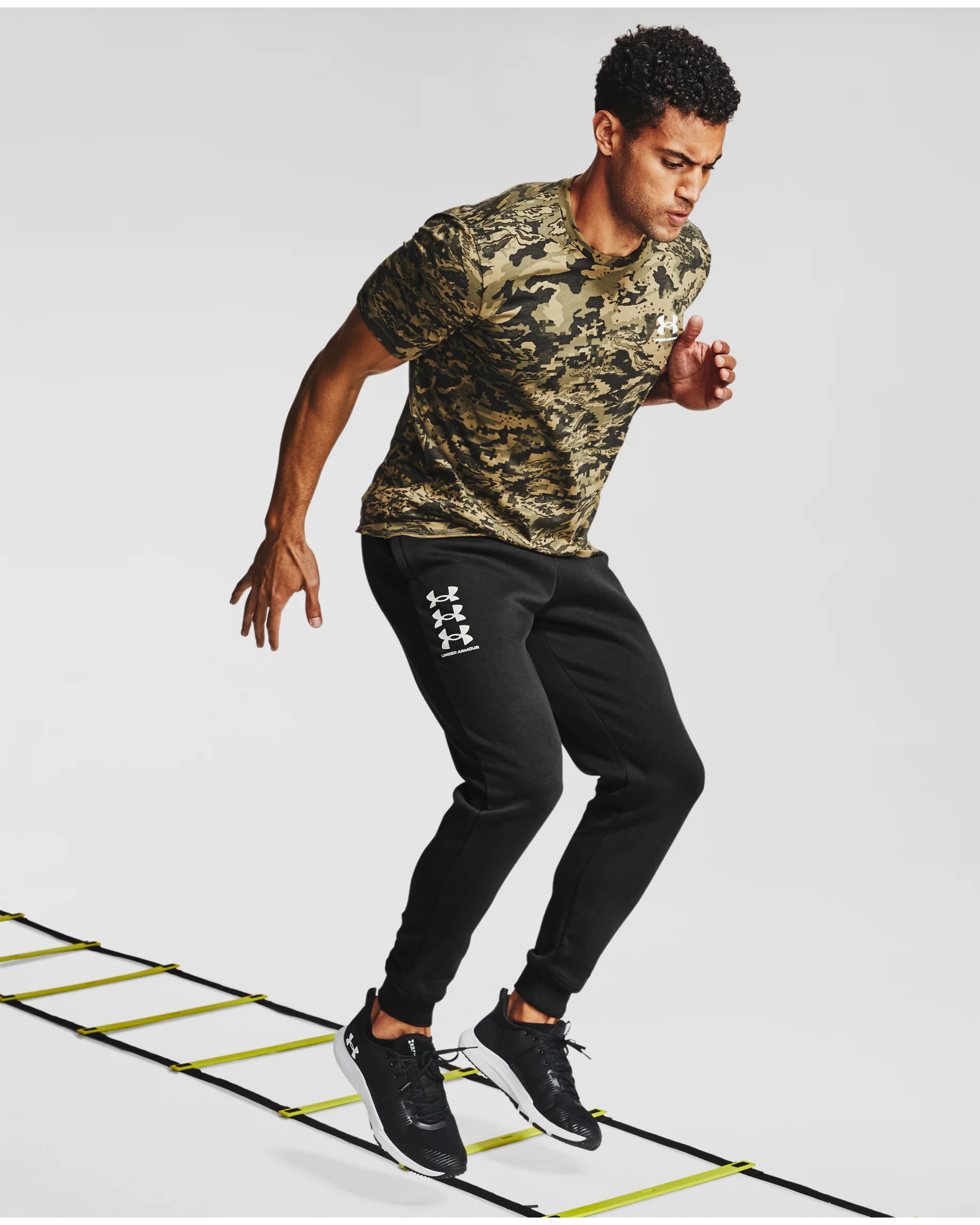 Men's UA Rival Fleece Multilogo Joggers - Image 3