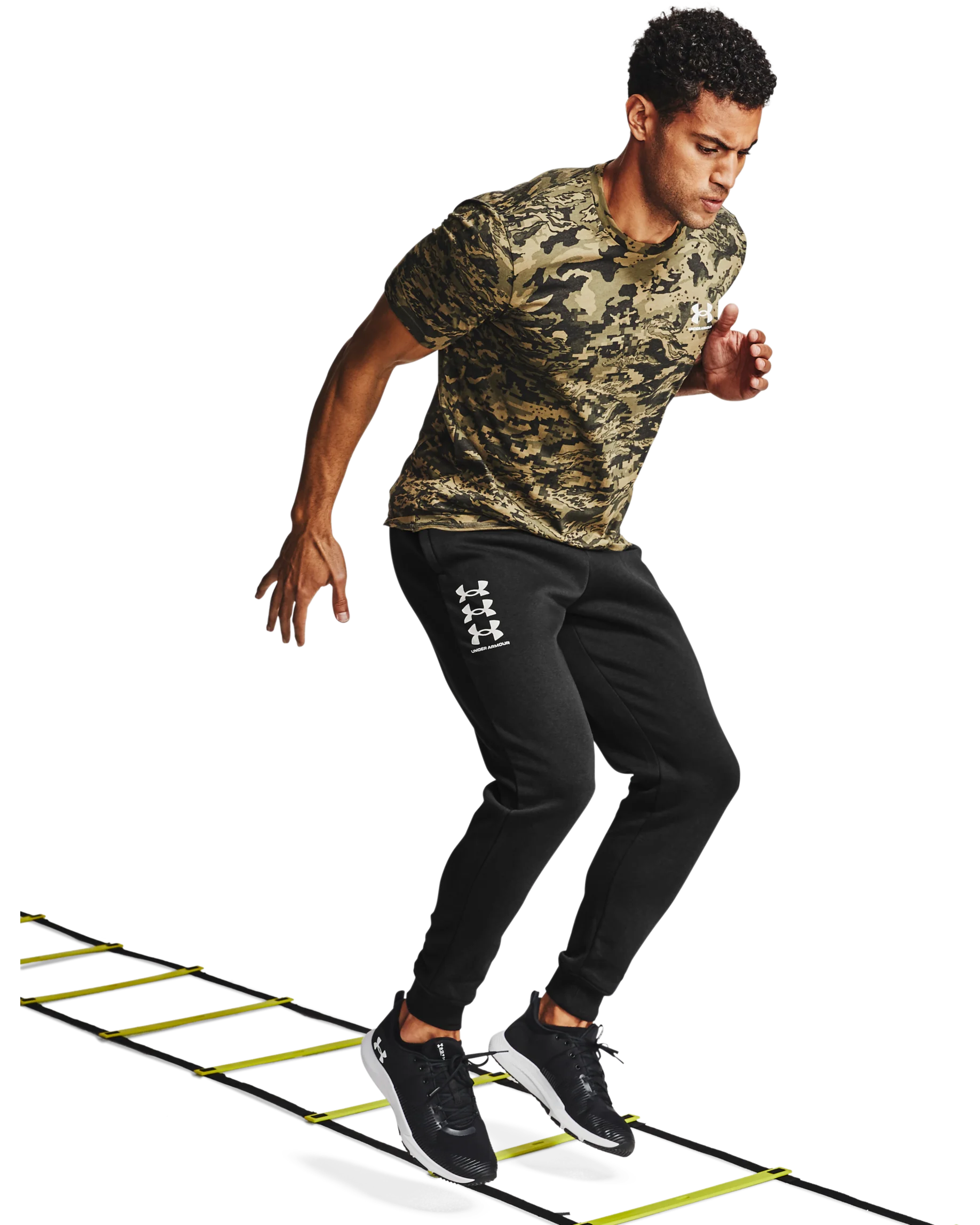 Men's UA Rival Fleece Multilogo Joggers - Image 7