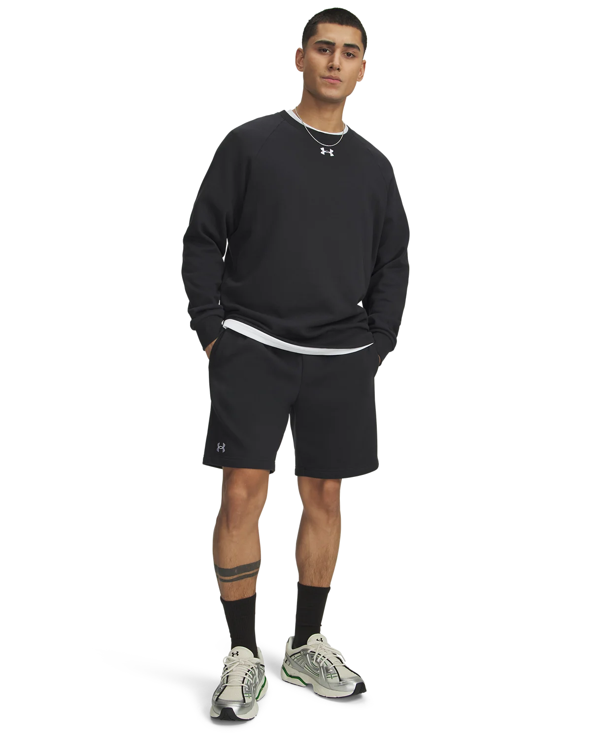 Men's UA Rival Fleece Shorts - Image 4