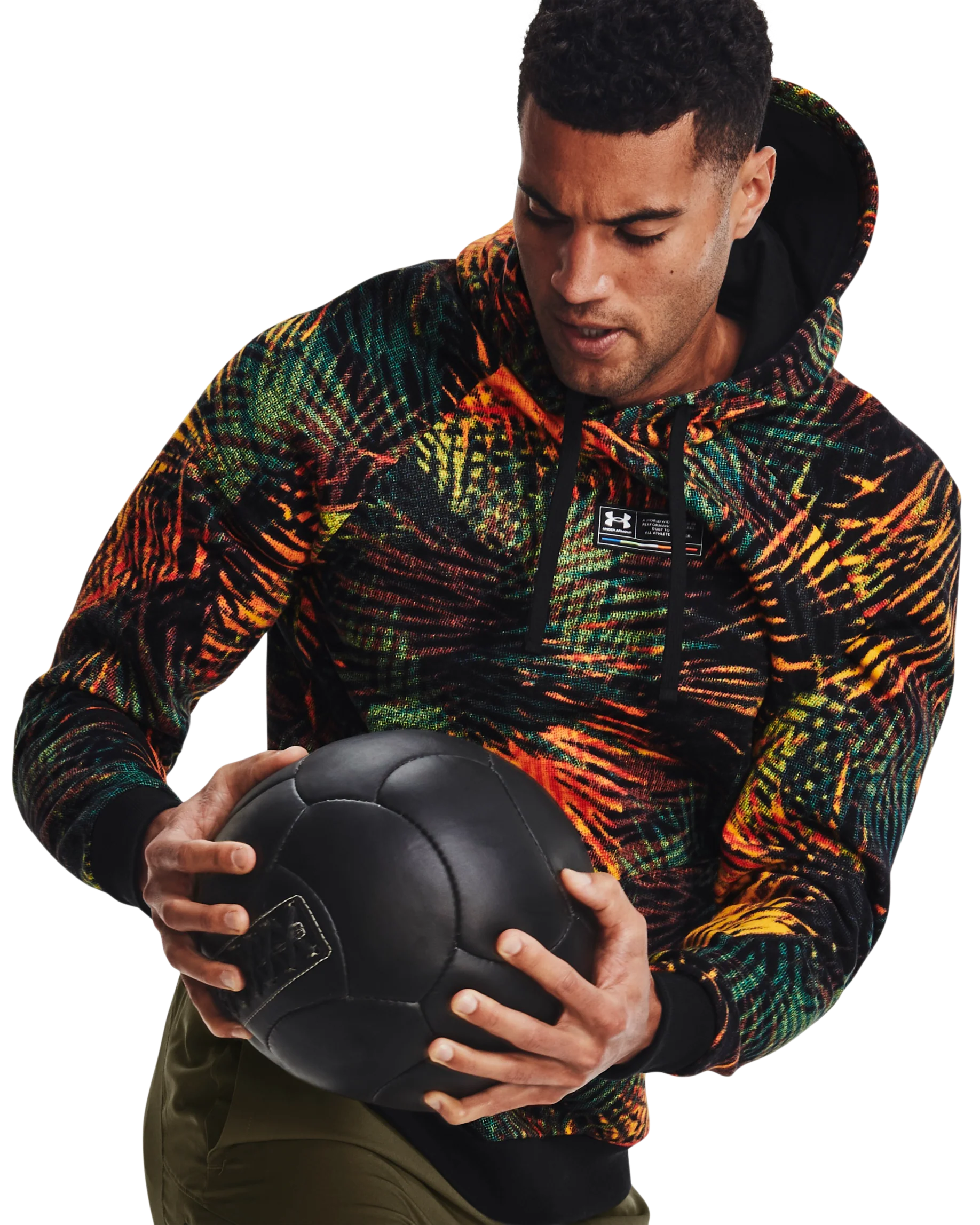 Men's UA Rival Fleece Sport Palm Hoodie