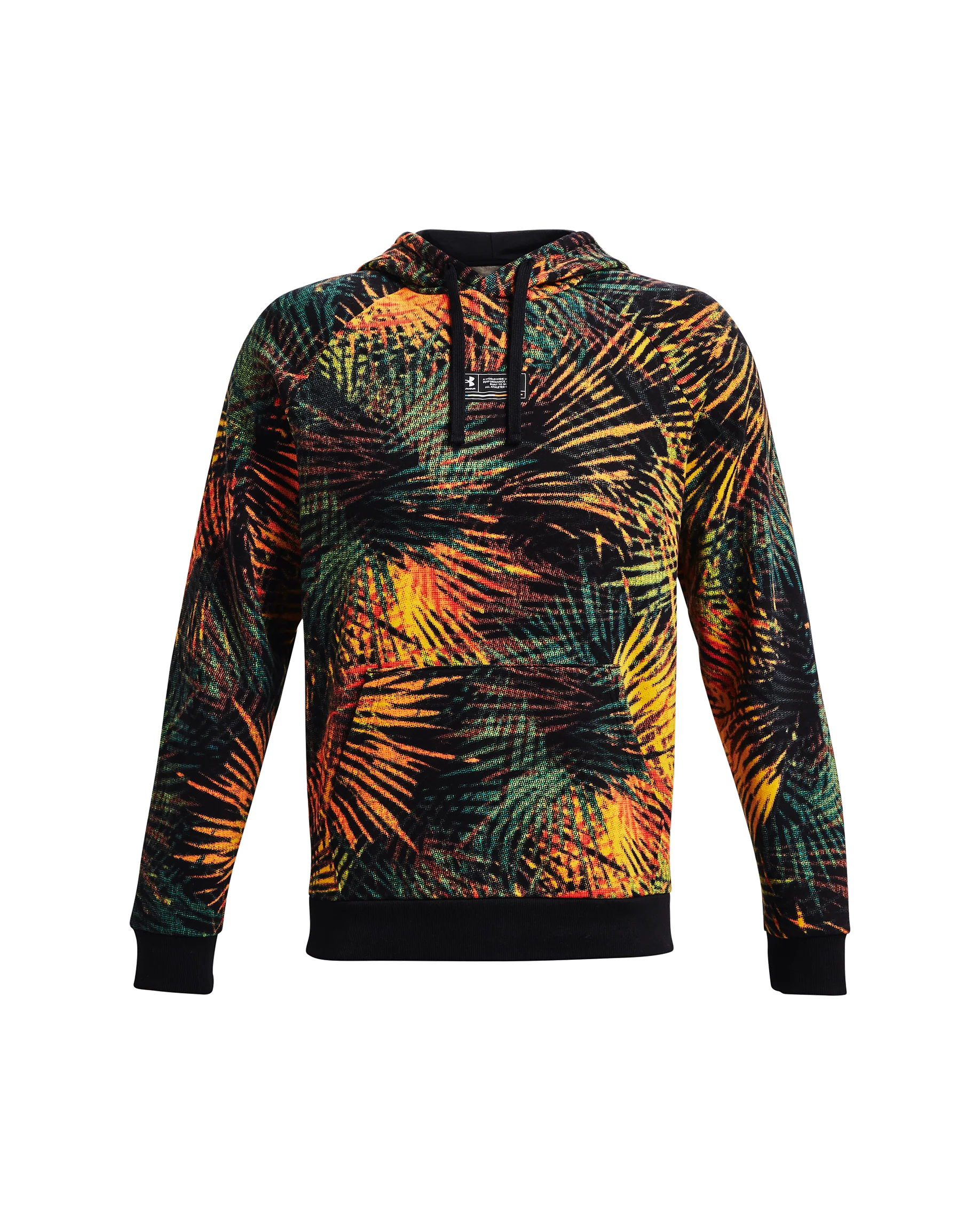 Men's UA Rival Fleece Sport Palm Hoodie - Image 4