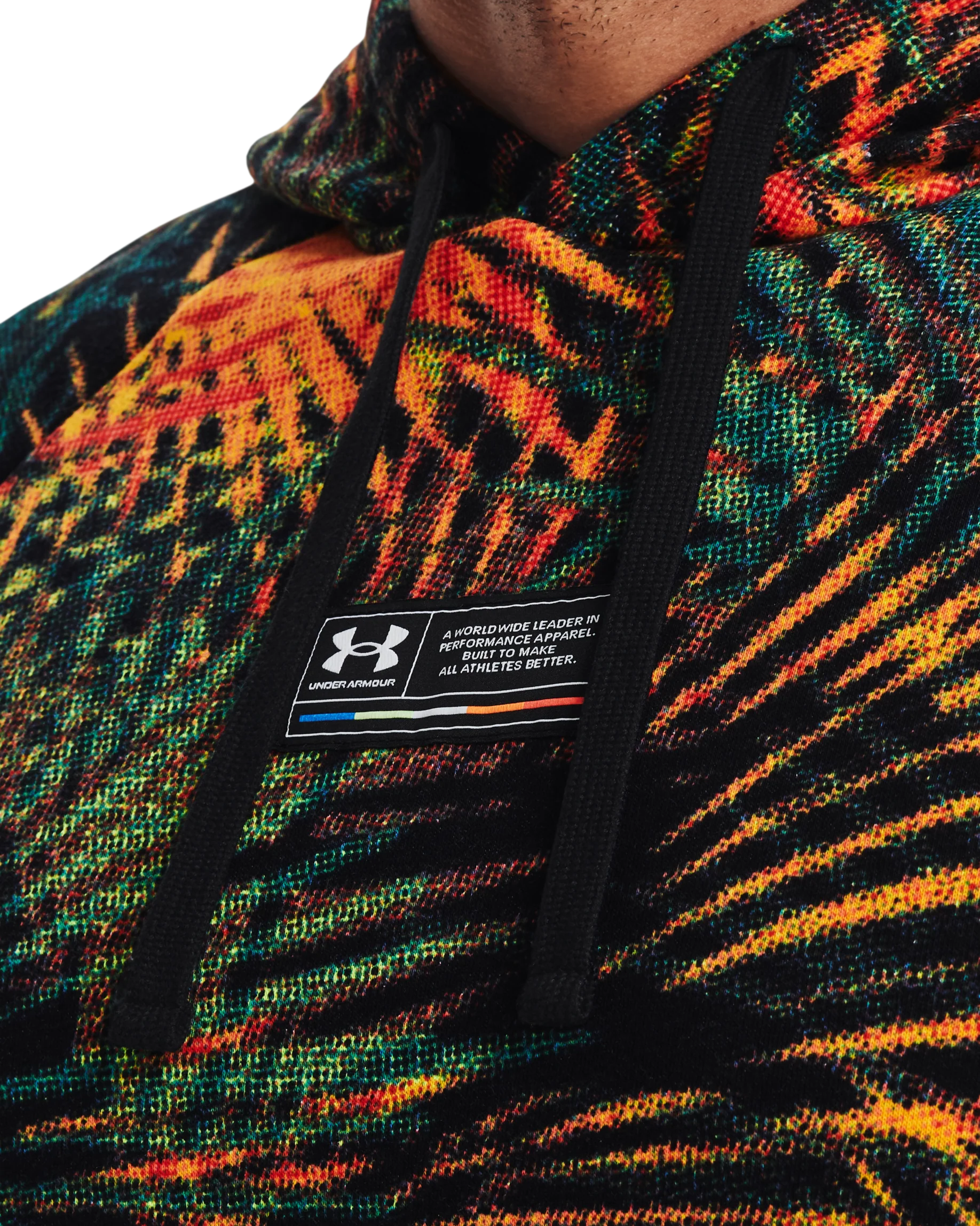 Men's UA Rival Fleece Sport Palm Hoodie - Image 5