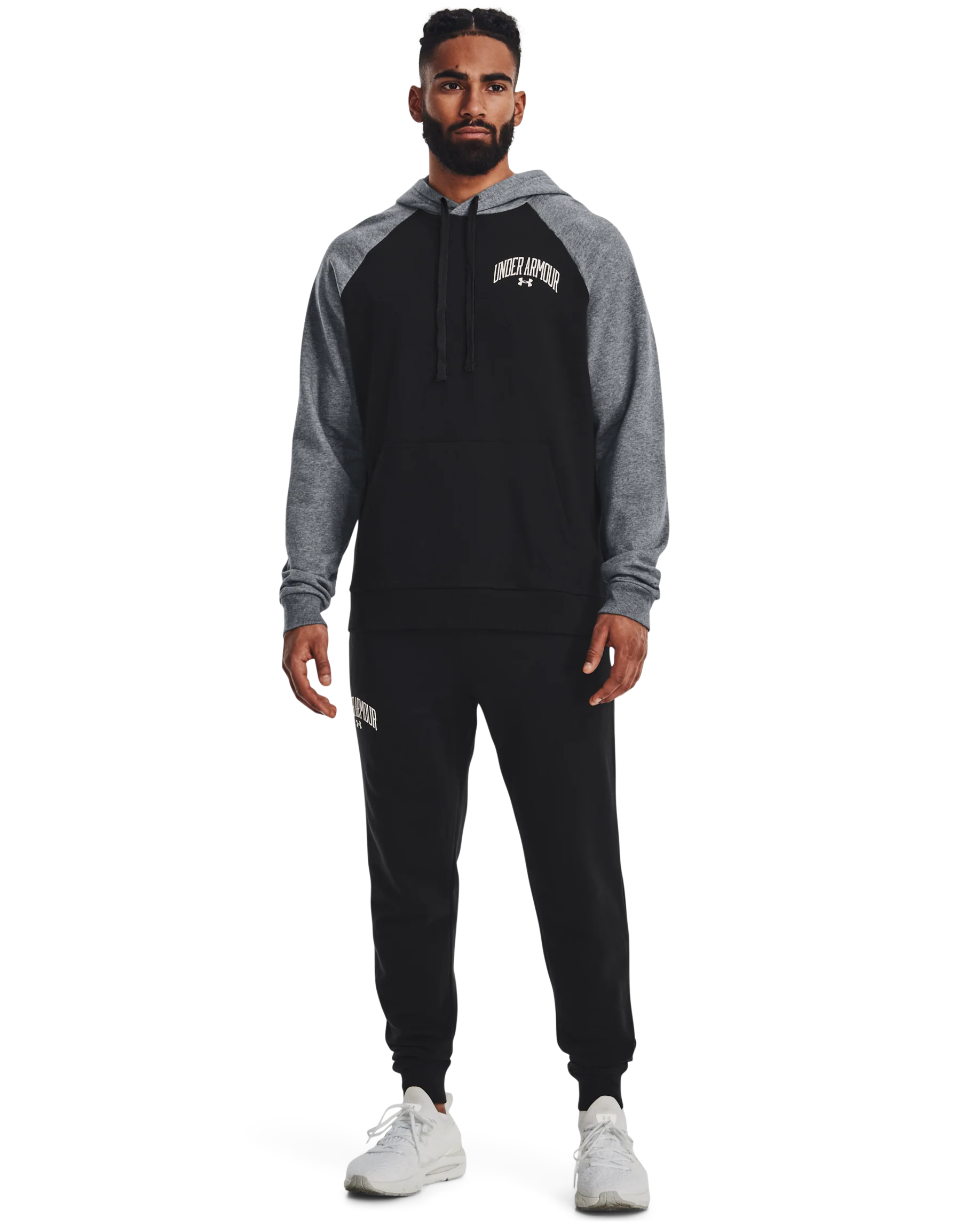 Men's UA Rival Fleece Wordmark Joggers - Image 2