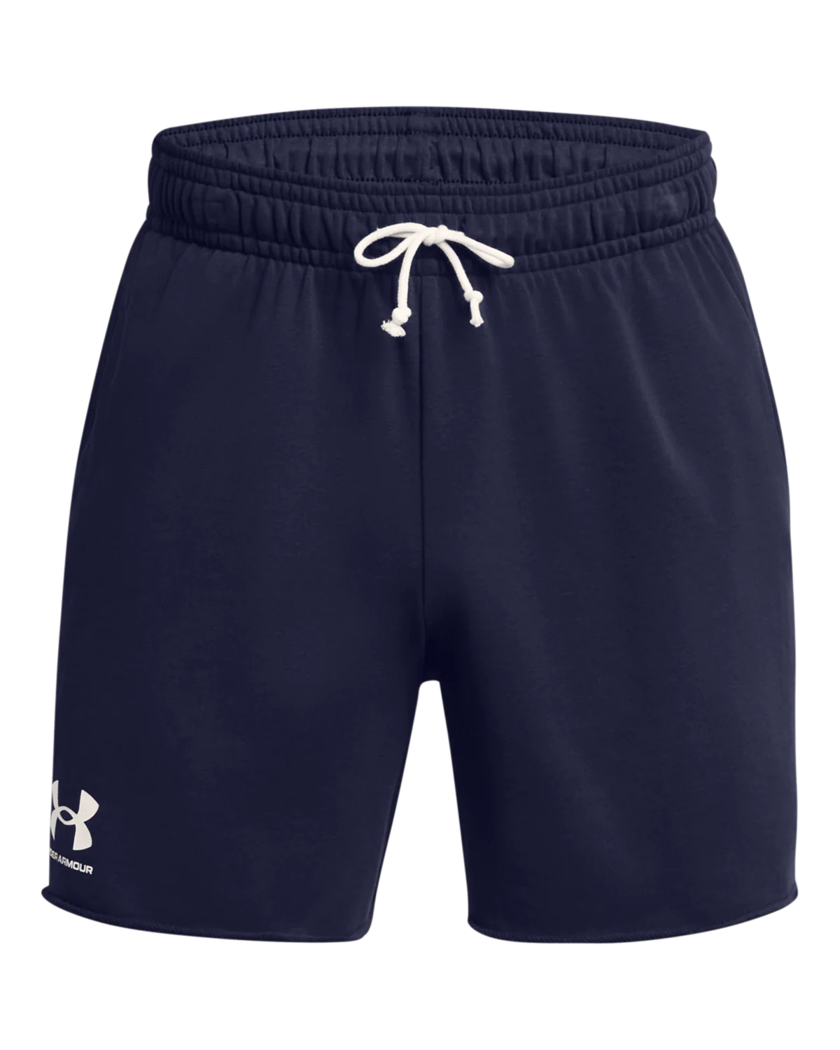 Men's UA Rival Terry 6inch Shorts - Image 3