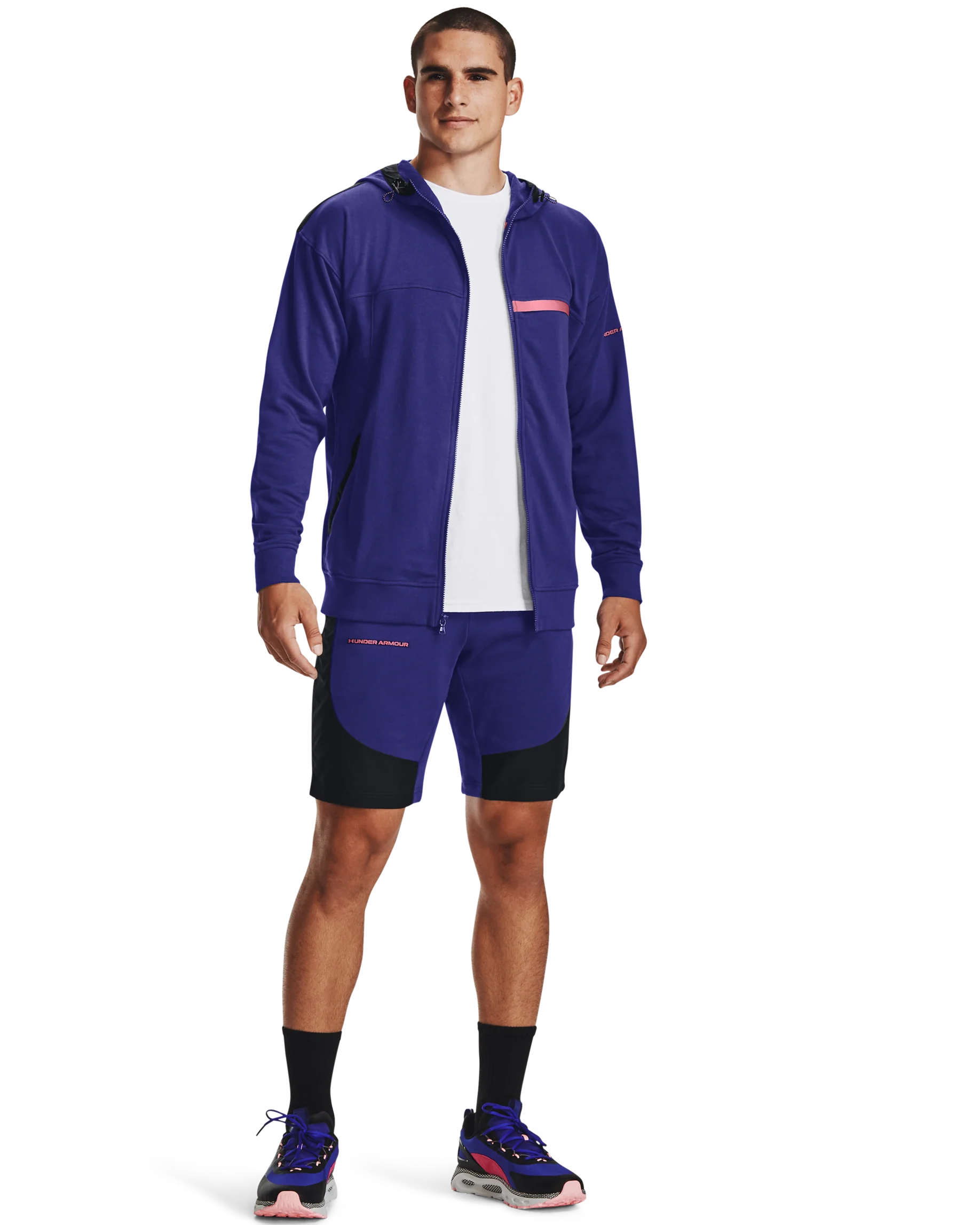 Men's UA Rival Terry AMP Full Zip Hoodie - Image 3