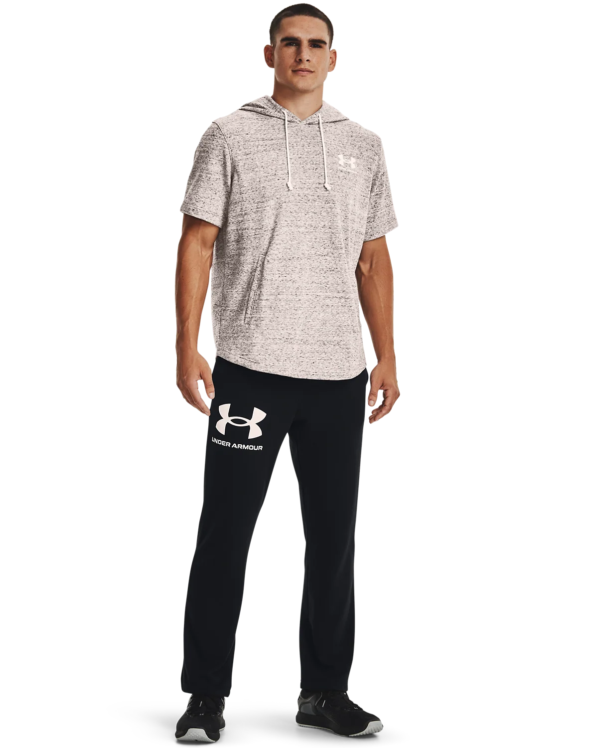 Men's UA Rival Terry Short Sleeve Hoodie - Image 3