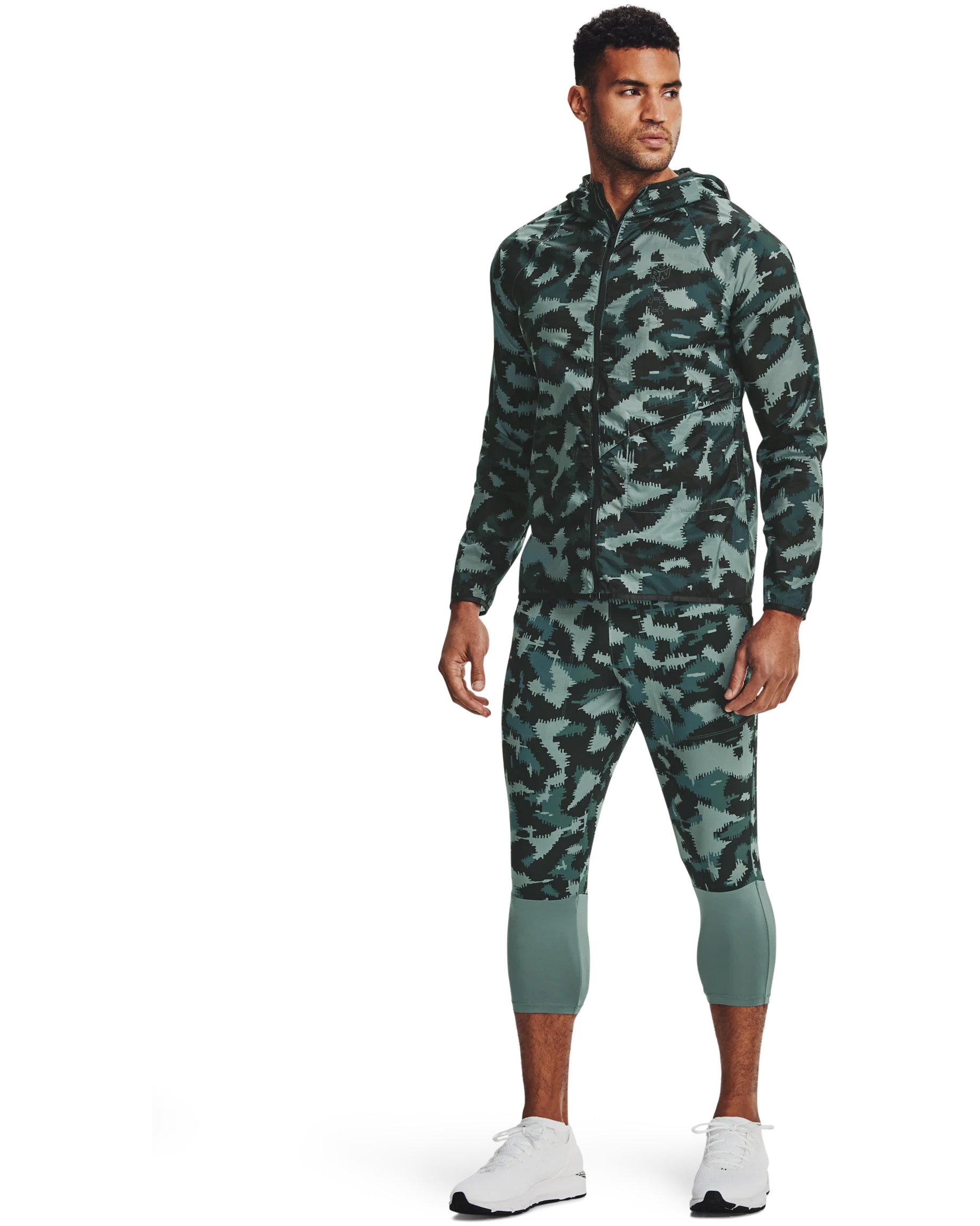 Men's UA Run Anywhere Printed ¾ Pants - Image 3