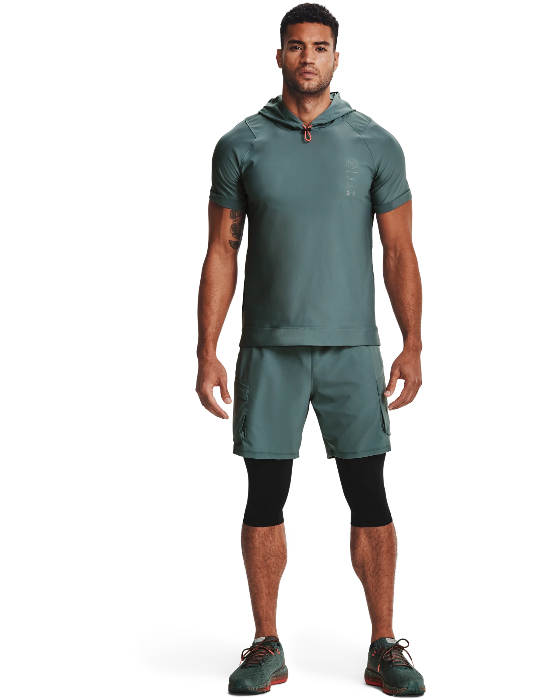 Men's UA Run Anywhere Short Sleeve Hoodie - Image 3