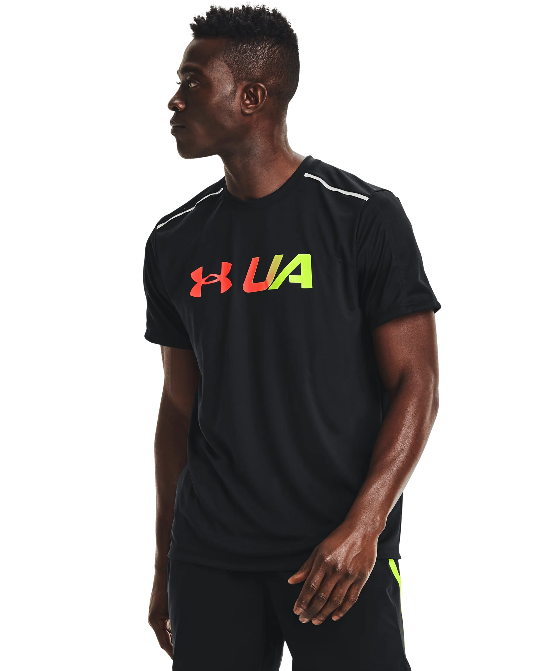 Men's UA Run Graphic Print Fill Short Sleeve