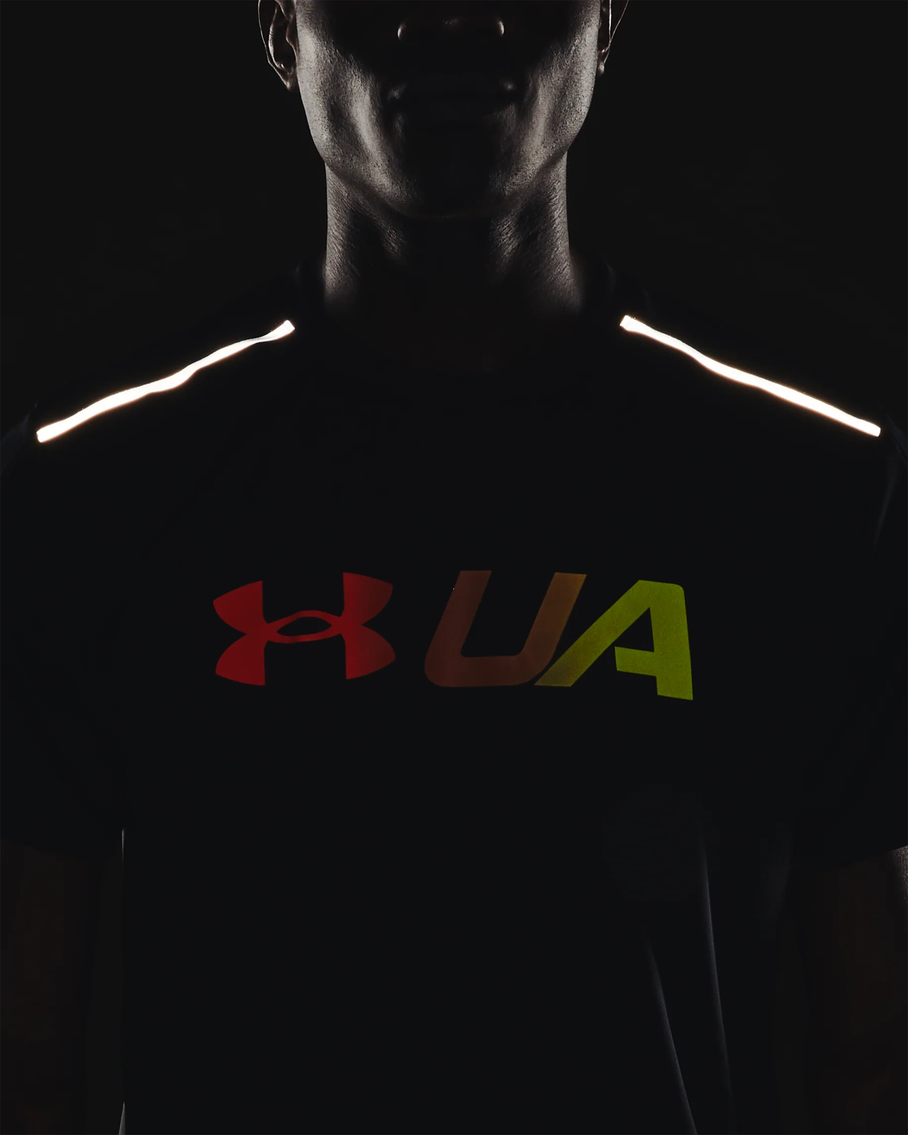 Men's UA Run Graphic Print Fill Short Sleeve - Image 7