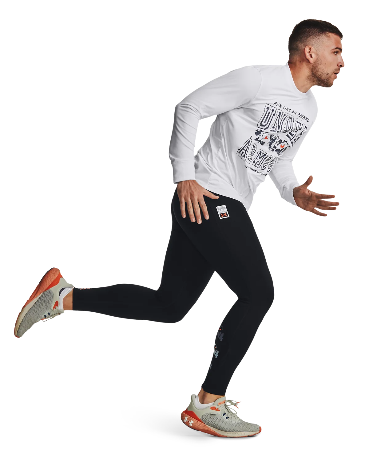 Men's UA Run Like An Animal Tights - Image 5