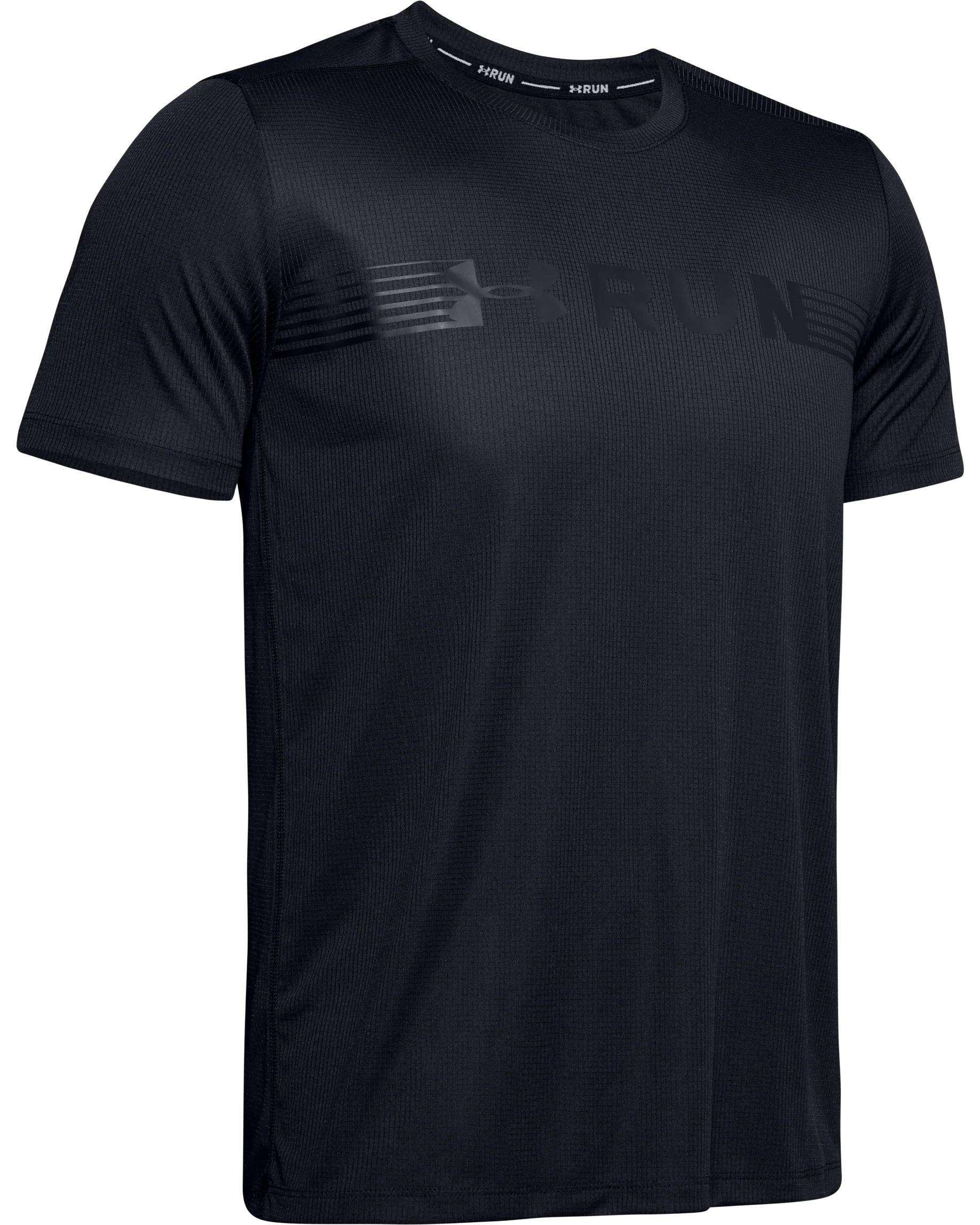 Men's UA Run Warped Short Sleeve Shirt - Image 4