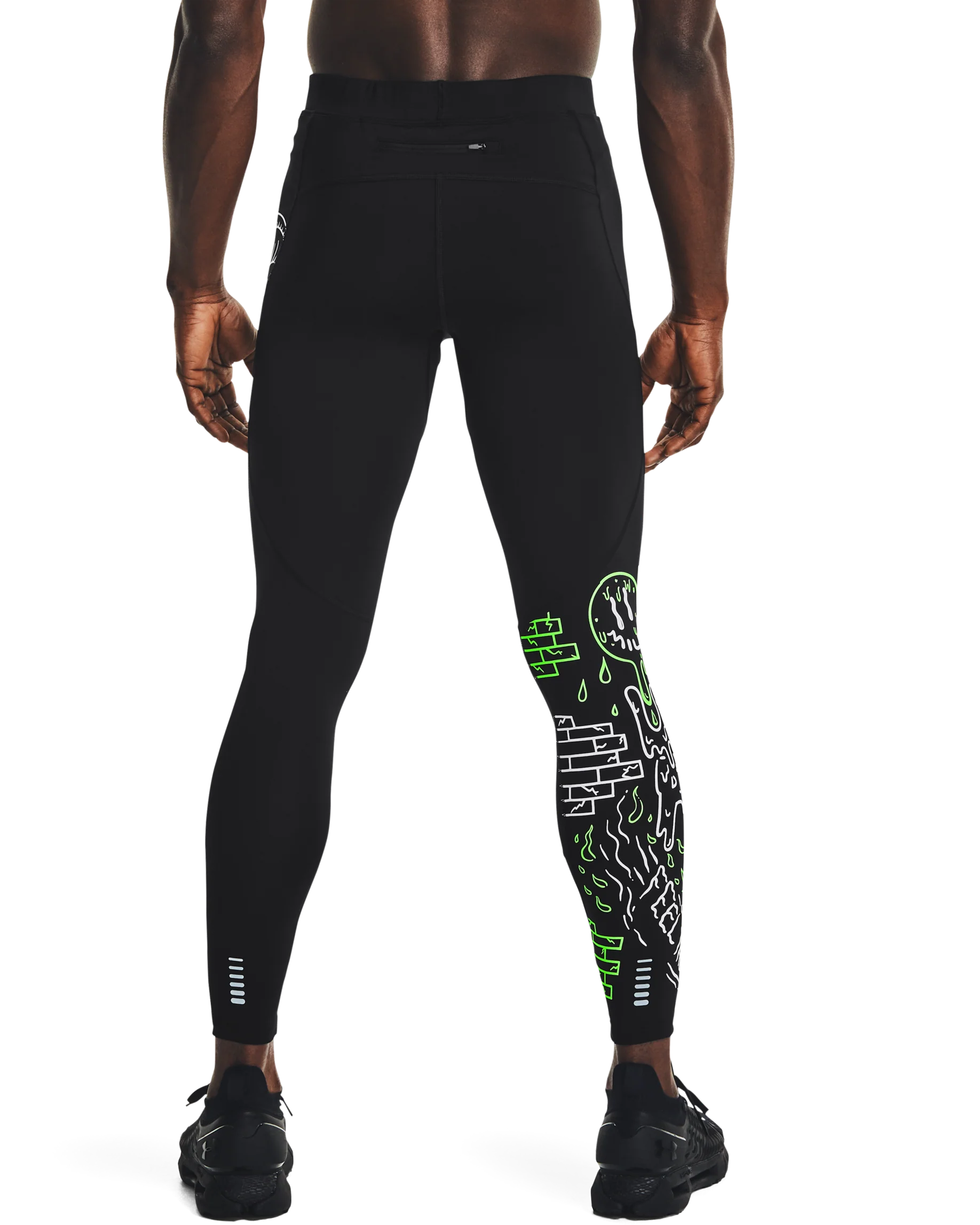 Men's UA Run Your Face Off Tights - Image 2