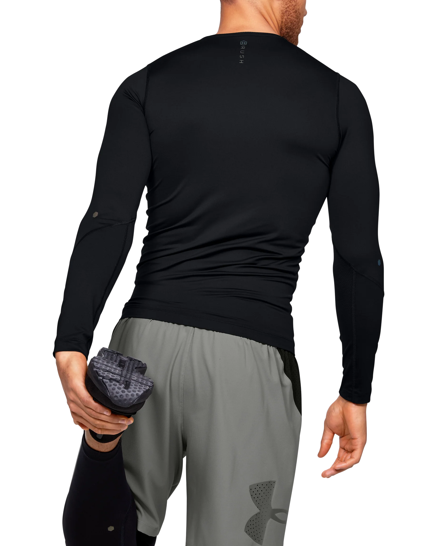 Men's UA RUSH™ HeatGear® Compression Long Sleeve - Image 2