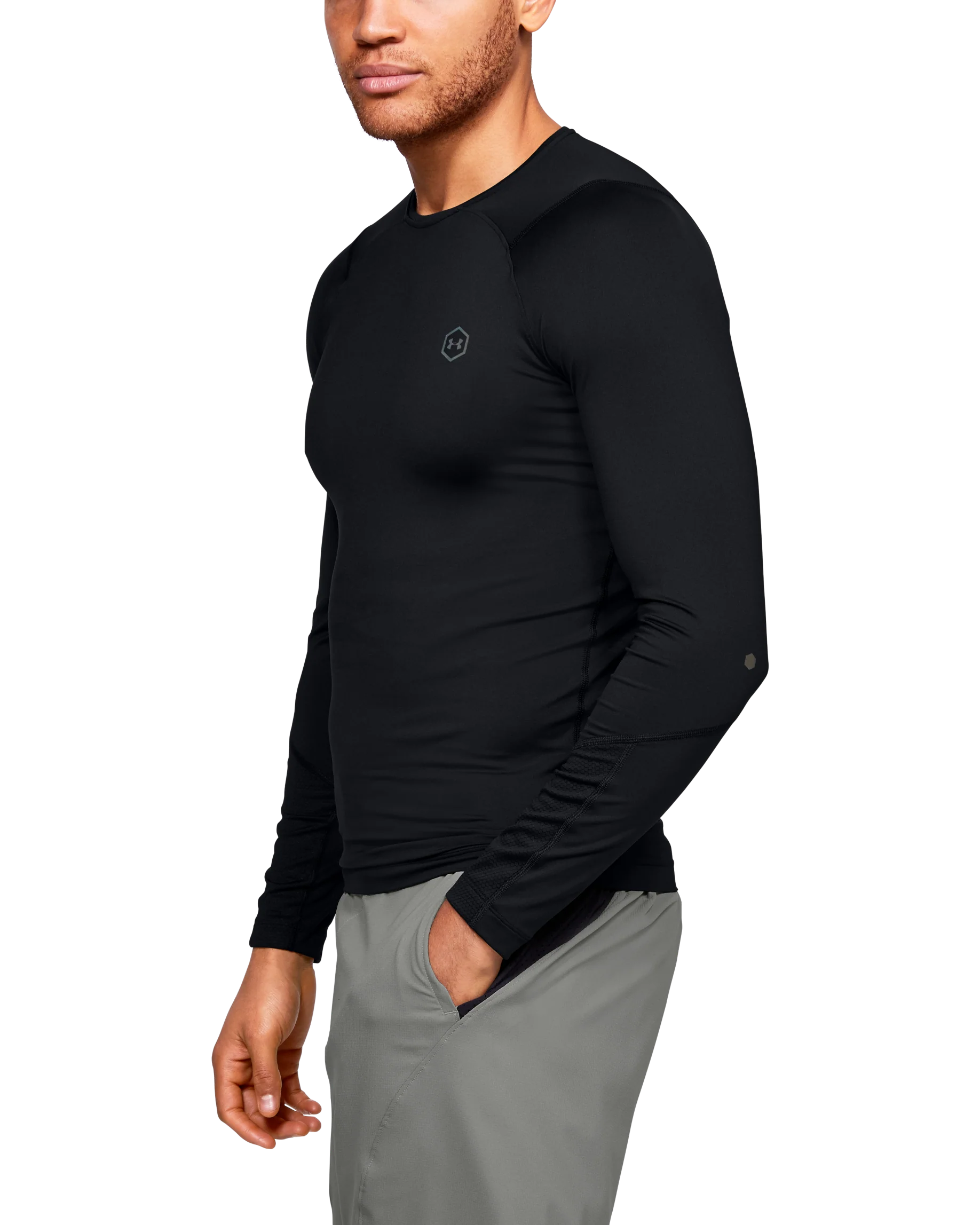 Men's UA RUSH™ HeatGear® Compression Long Sleeve - Image 8