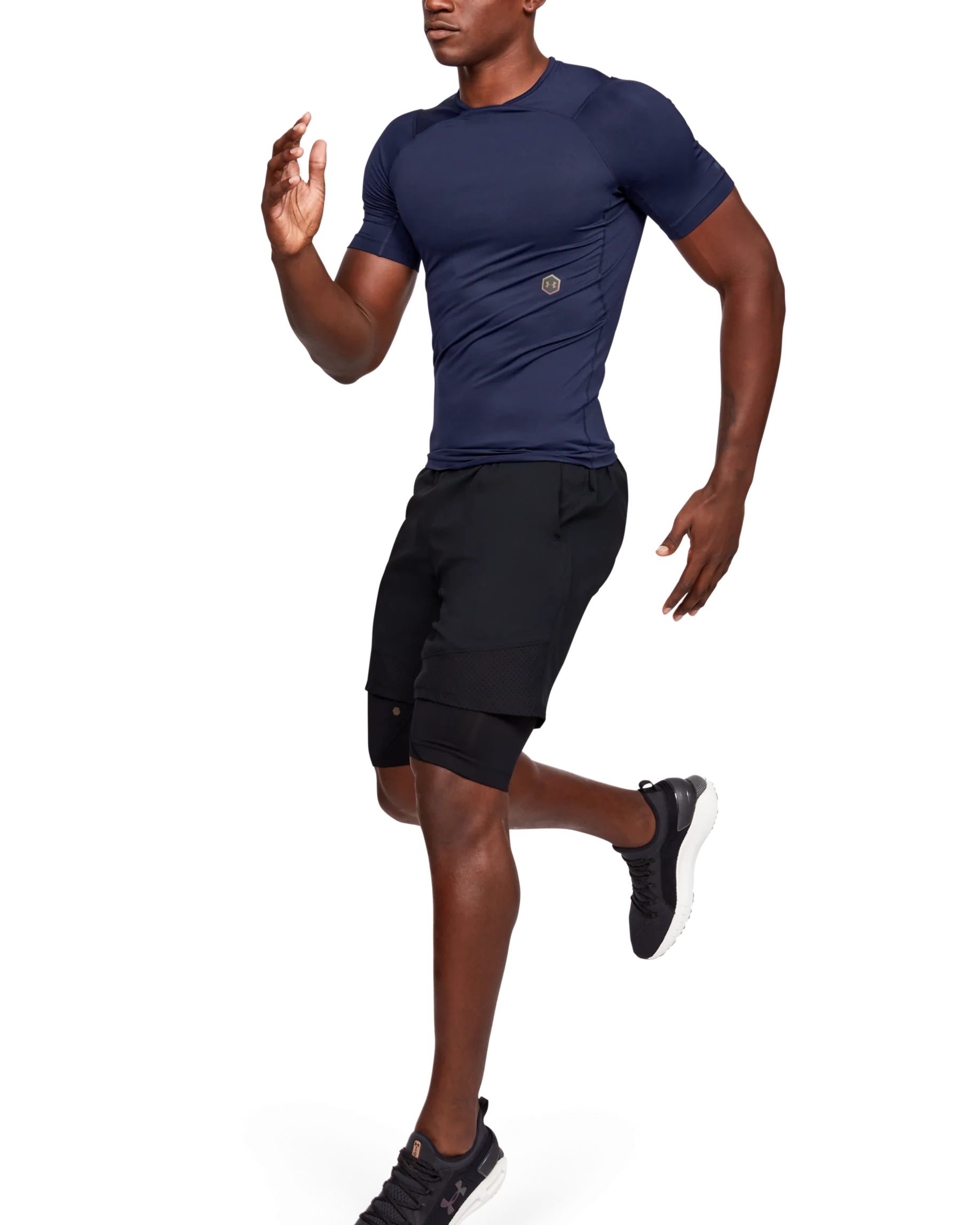 Men's UA RUSH™ Compression Short Sleeve - Image 3