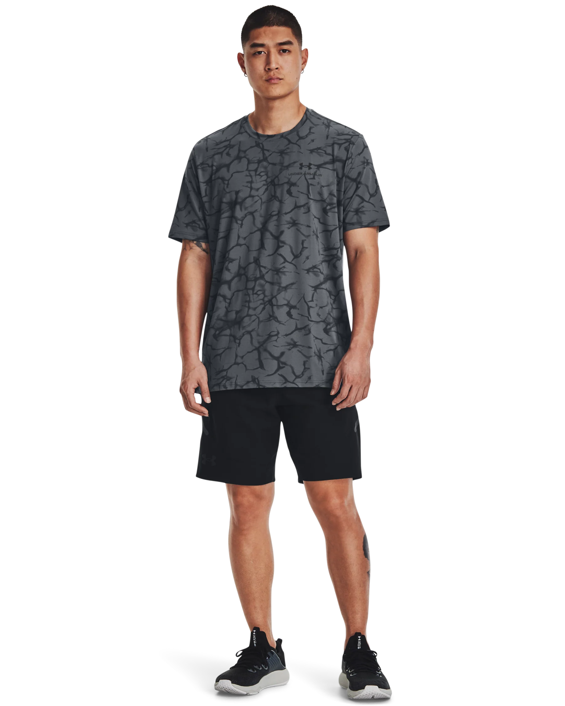 Men's UA RUSH™ Energy Print Short Sleeve - Image 3