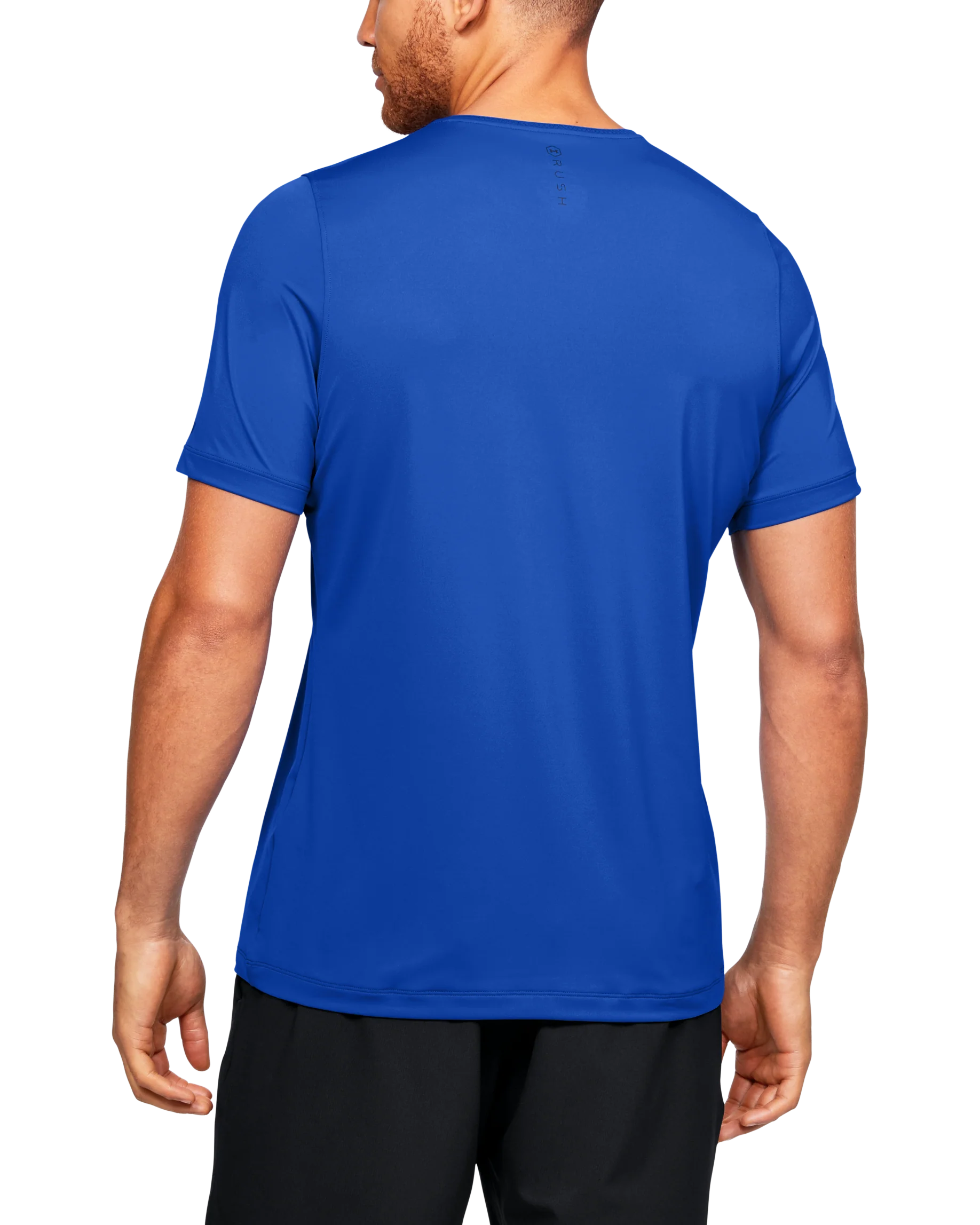 Men's UA RUSH™ HeatGear® Fitted Short Sleeve - Image 2