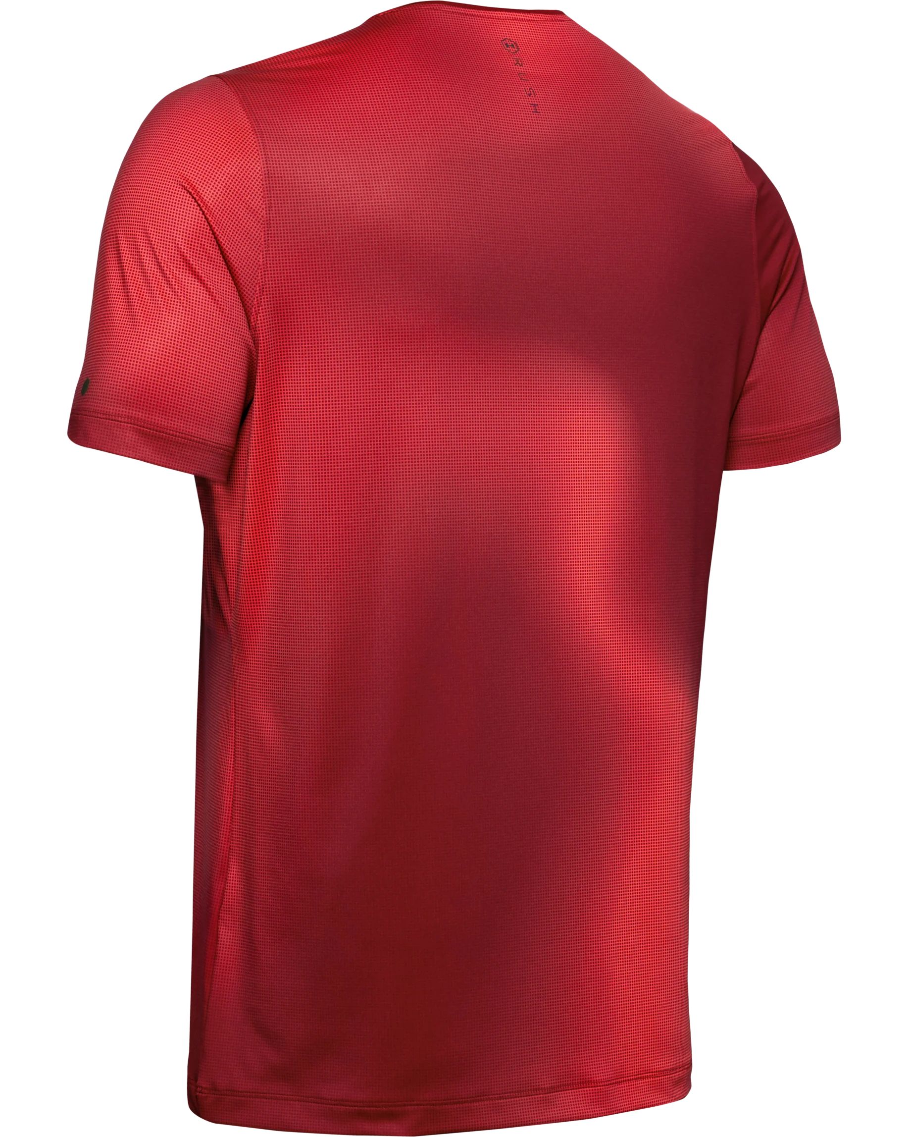 Men's UA RUSH™ HeatGear® Fitted Short Sleeve Printed - Image 5