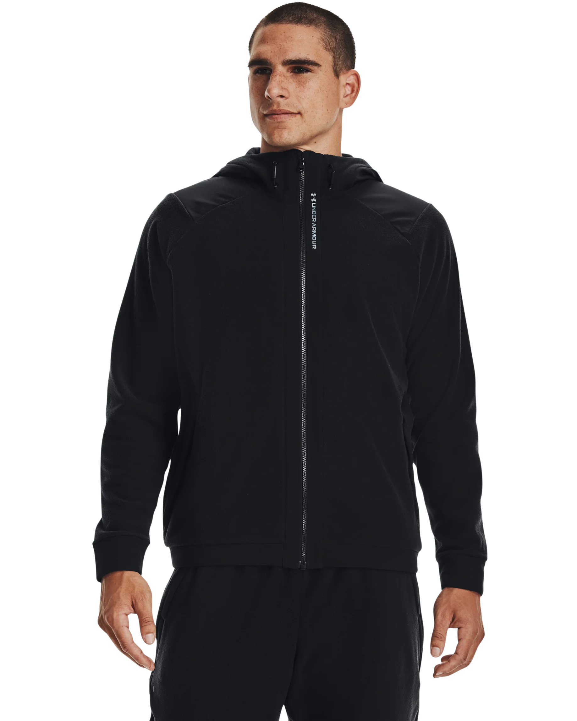 Men's UA RUSH™ Fleece Full-Zip Hoodie