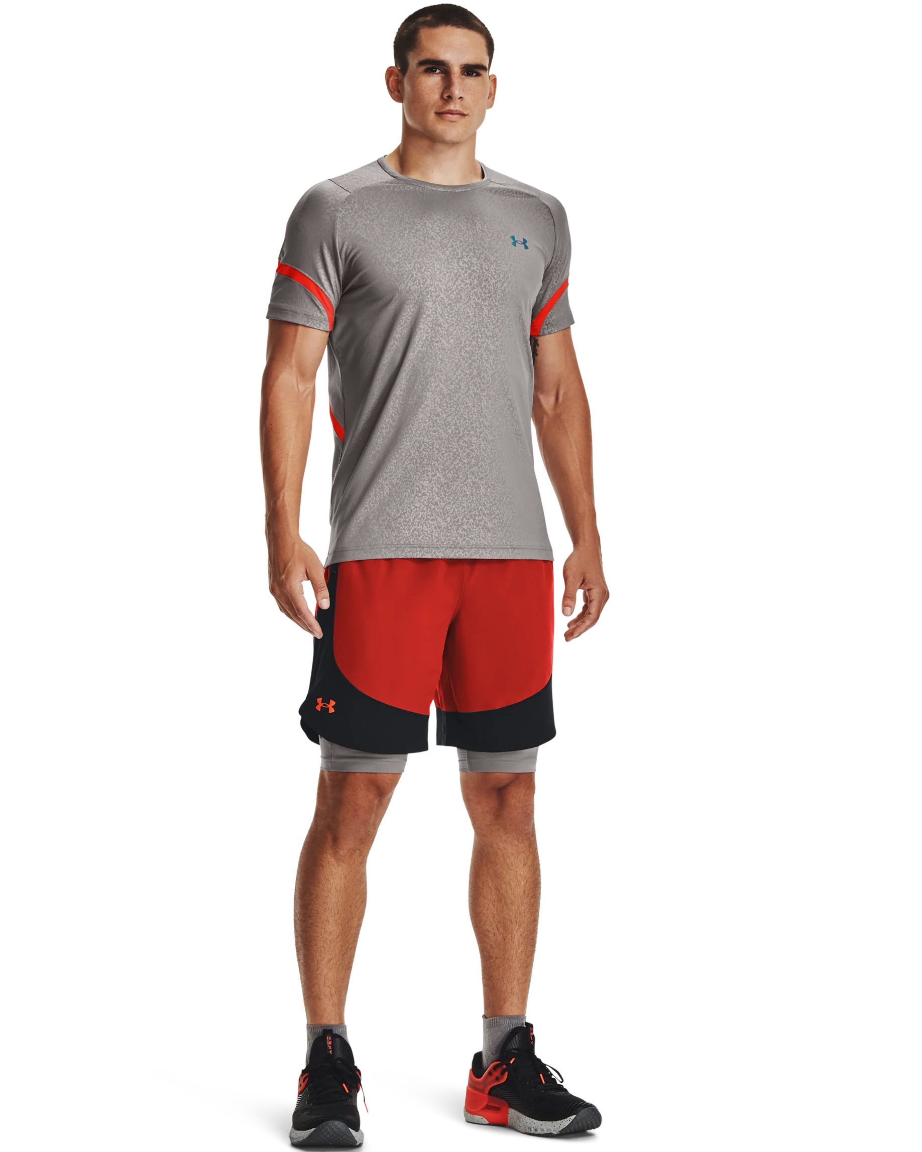 Men's UA RUSH™ HeatGear® 2.0 Long Shorts - Image 3